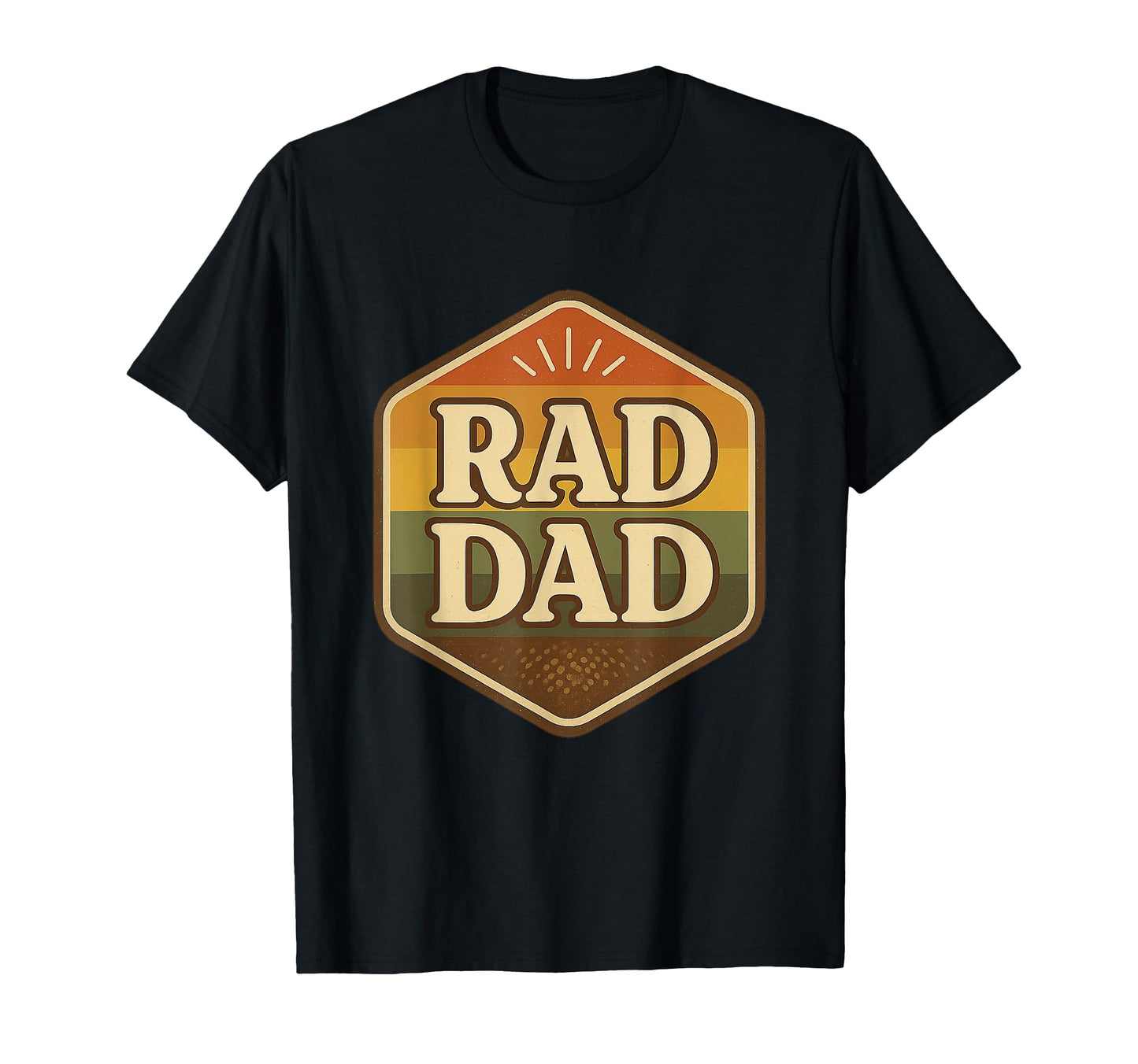 Happy Fathers Day Rad Dad Daddy Papa T-Shirt - Minimalist Print Unisex - T-Shirt, Sweatshirt, Hoodie