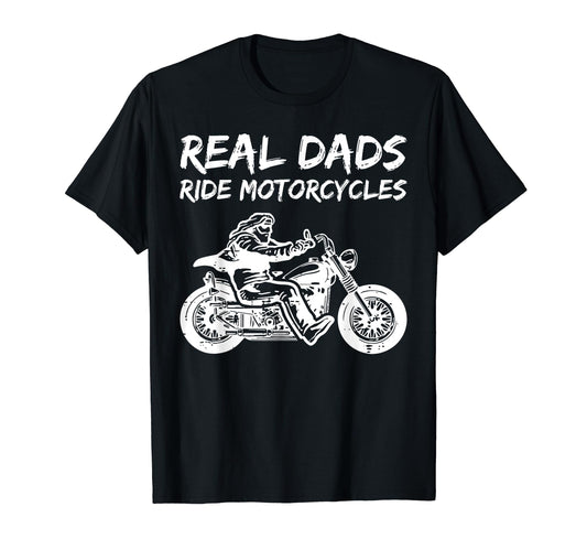 Biking Dad Ride Motorcycles Driver Biker T-Shirt - Unique Graphic Unisex - T-Shirt, Sweatshirt, Hoodie
