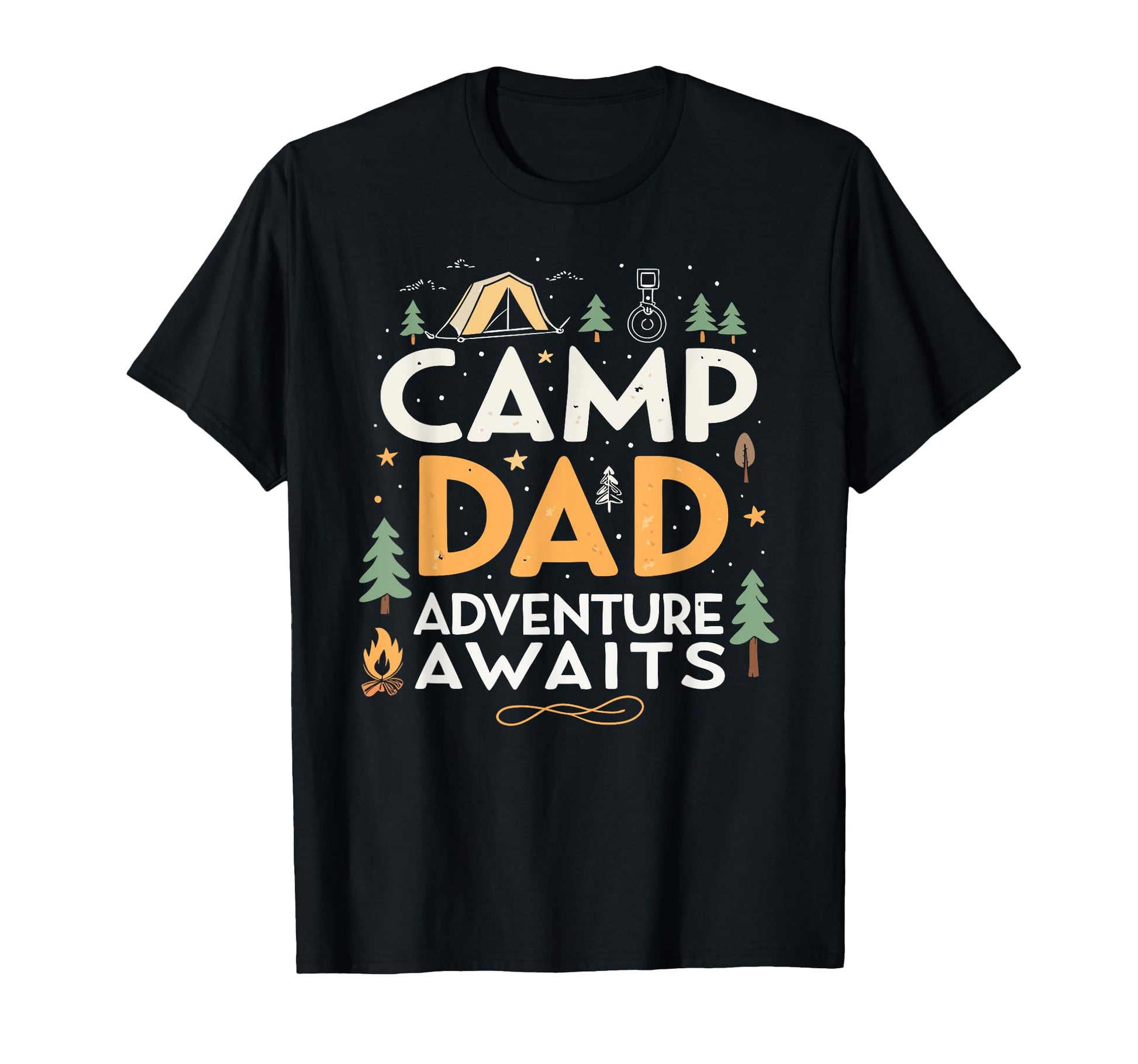 Fathers Day Camping Outdoorsy Dads Hoodie - Graphic Print Unisex - T-Shirt, Sweatshirt, Hoodie