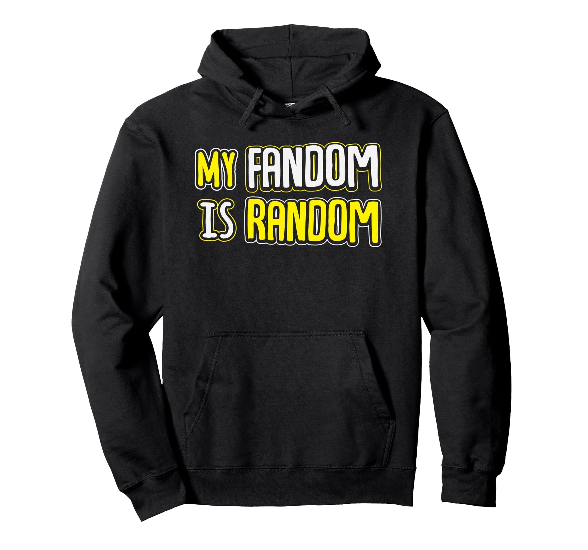 My Fandom Is Random Movie Comic Nerd Hoodie - Novelty Apparel for Adults - T-Shirt, Sweatshirt, Hoodie
