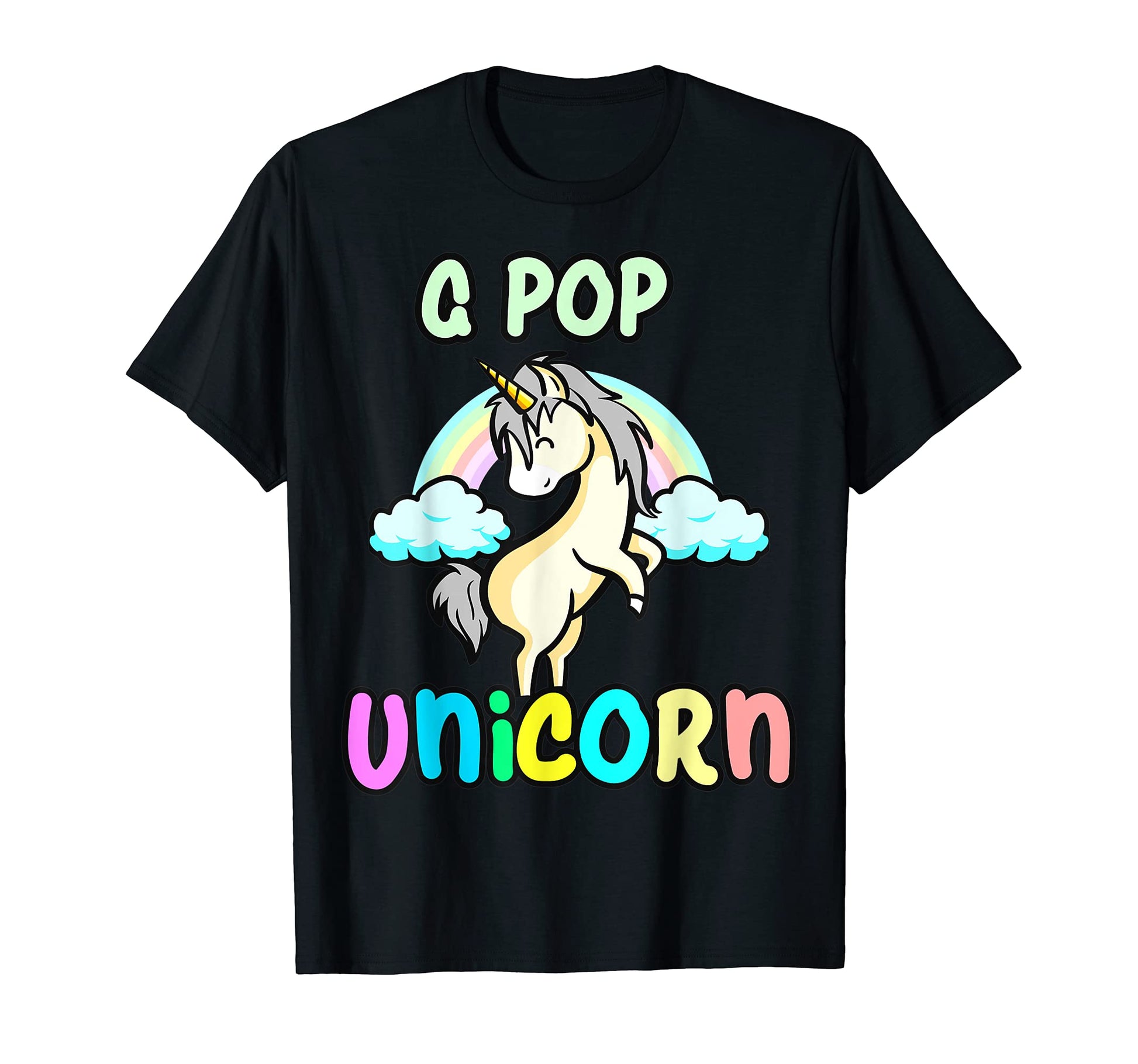 Grandpa Unicorn Birthday Party Funny T-Shirt - Minimalist Print Men Women - T-Shirt, Sweatshirt, Hoodie