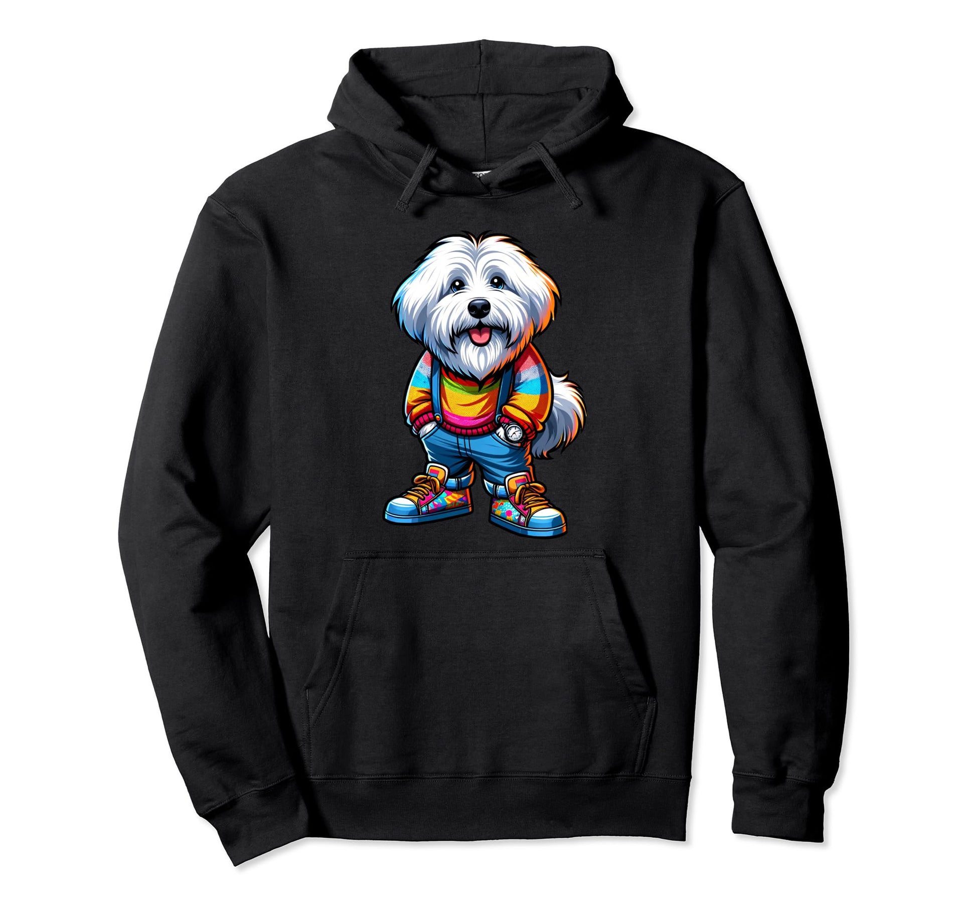 Old English Sheepdog Jacket Outfit Hoodie - Aesthetic Graphic Men Women - T-Shirt, Sweatshirt, Hoodie