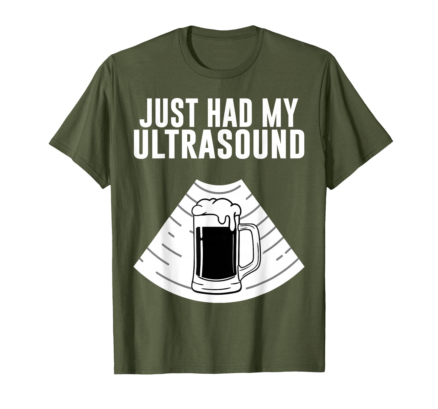 Fat Beer Belly Costume Pregnant Just T-Shirt - Novelty Apparel for Adults - T-Shirt, Sweatshirt, Hoodie