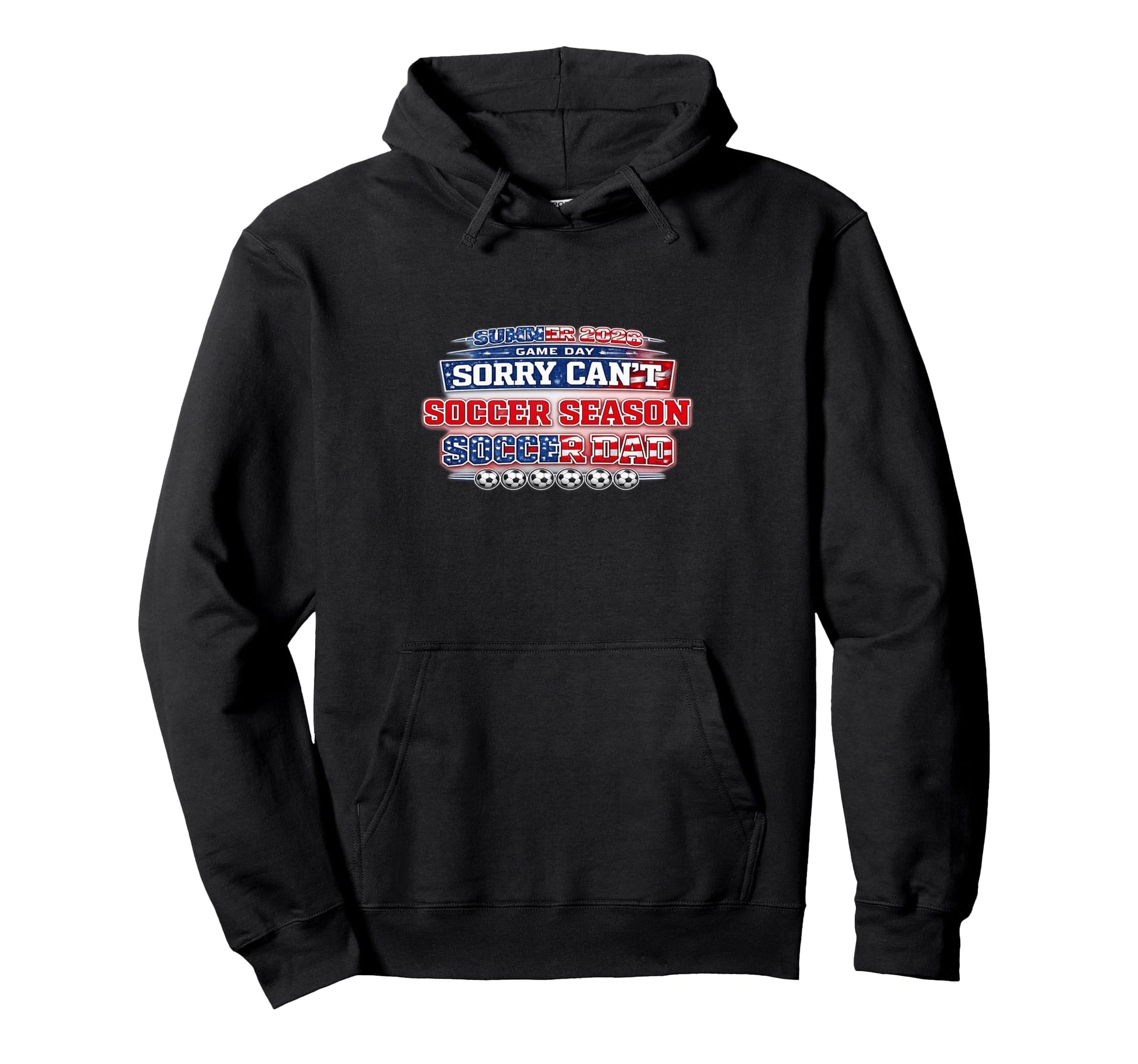 Summer 2026 Soccer Match Day Game Day Hoodie - Minimalist Print Men Women - T-Shirt, Sweatshirt, Hoodie