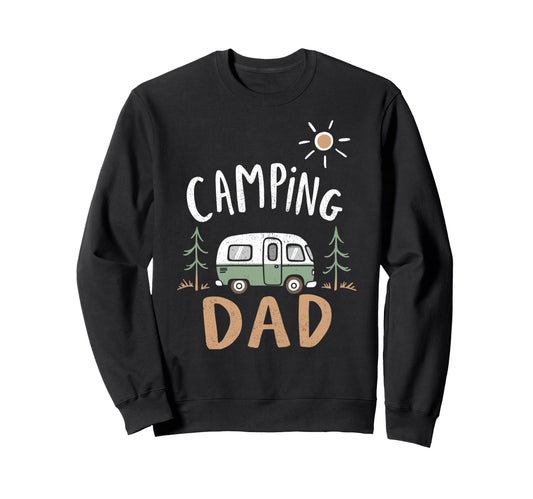 Camping Dad Trailer Driver Funny Sweatshirt - Aesthetic Graphic Men Women - T-Shirt, Sweatshirt, Hoodie