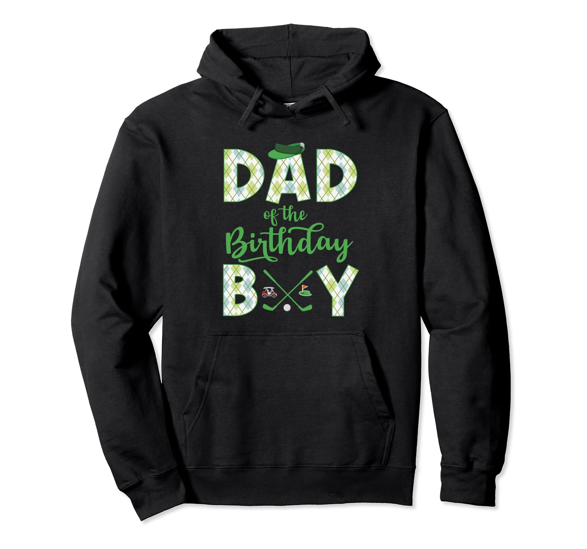 Dad Birthday Hole One Golf Sport Hoodie - Aesthetic Graphic for Adults - T-Shirt, Sweatshirt, Hoodie