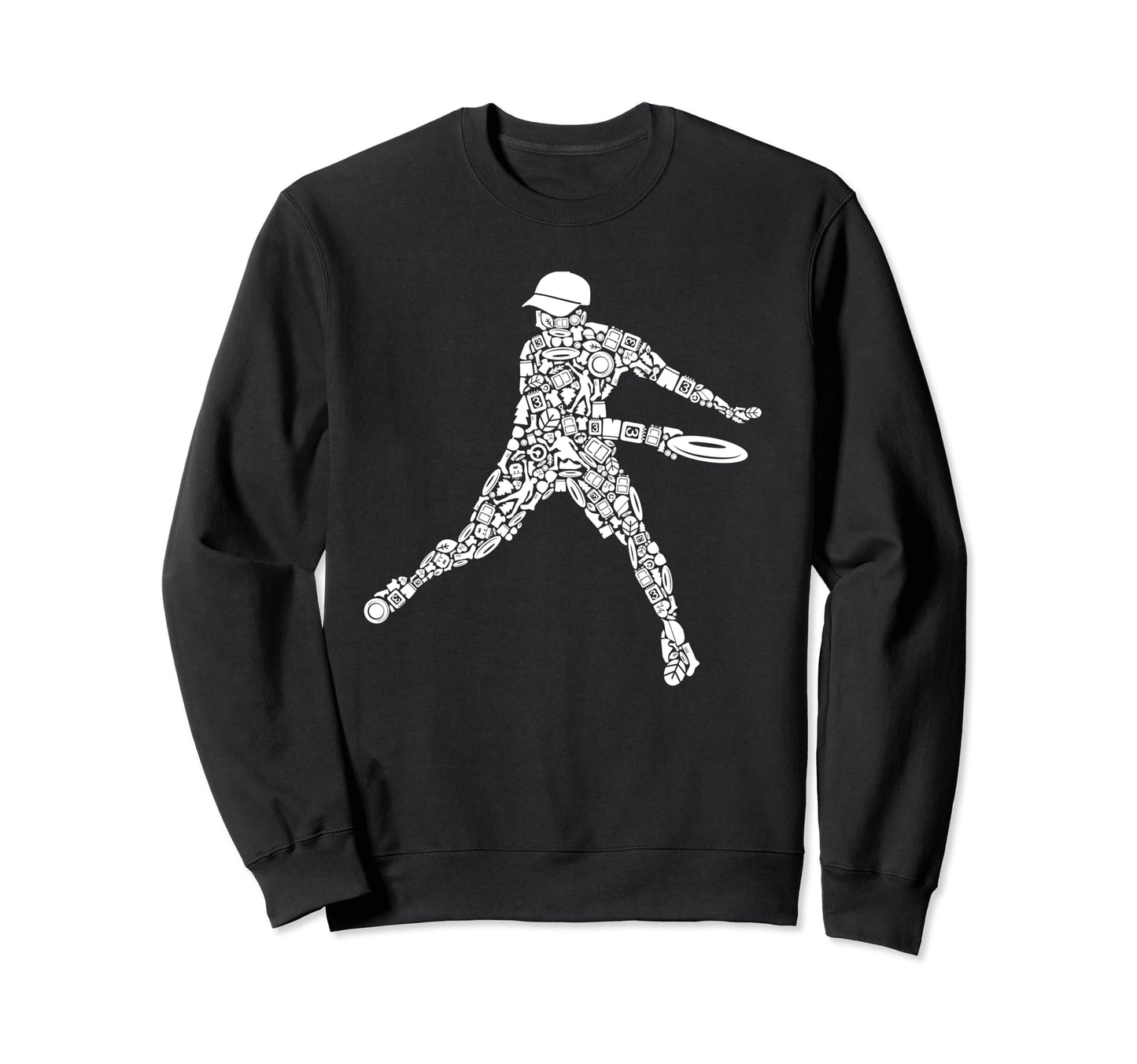 Disc Golf Dad Frisbees Funny Disc Sweatshirt - Minimalist Print Men Women - T-Shirt, Sweatshirt, Hoodie