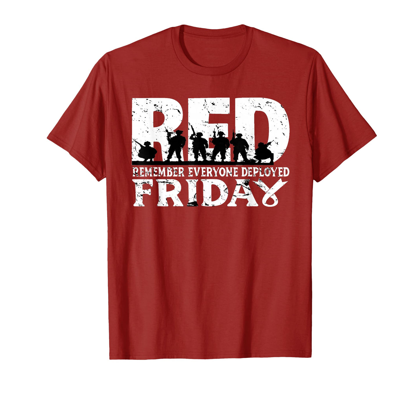 Red Fridays Support Our Troops T-Shirt - Casual Everyday Wear Men Women - T-Shirt, Sweatshirt, Hoodie
