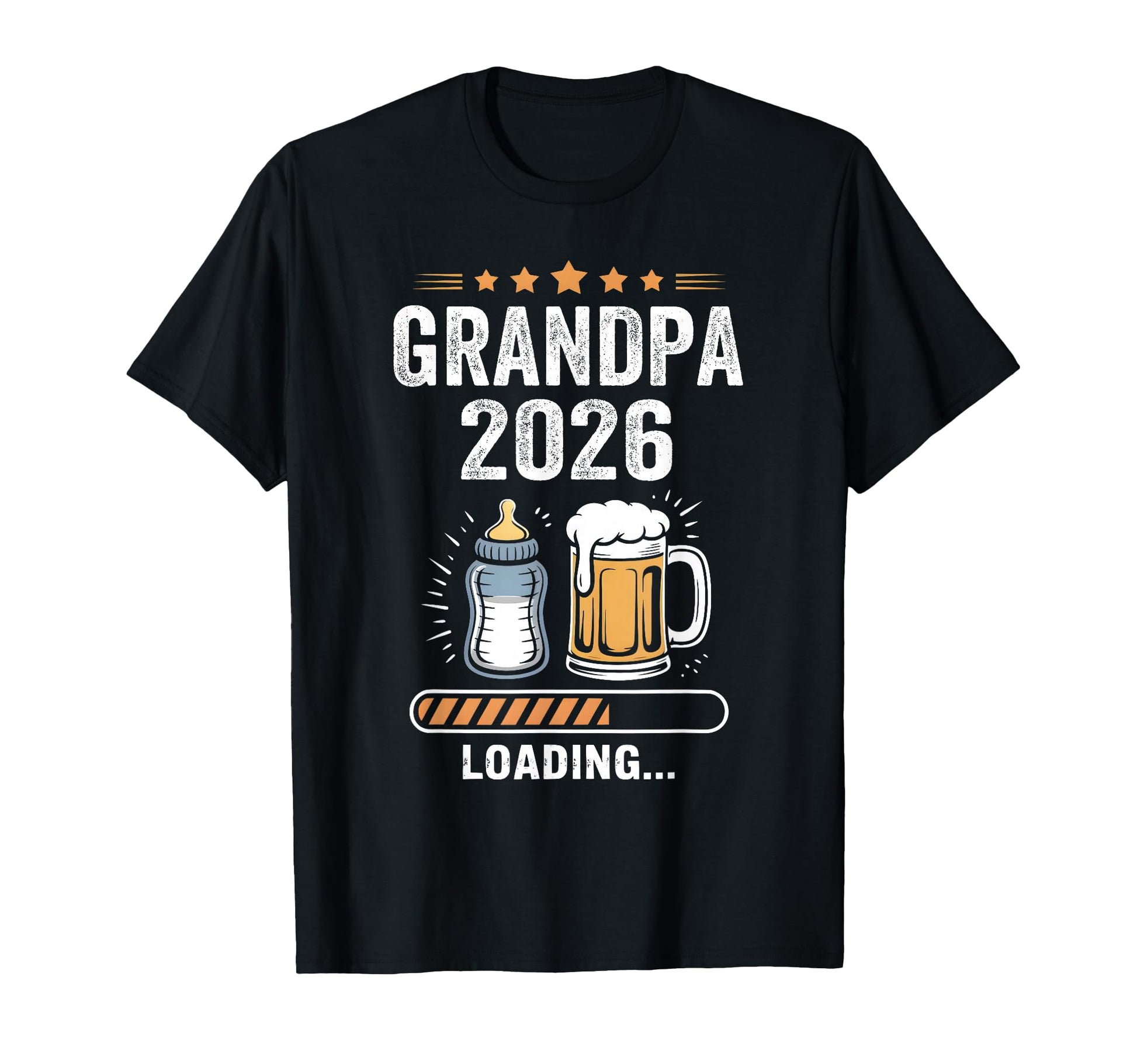 Grandpa 2026 Loading Pregnancy T-Shirt - Casual Everyday Wear Men Women - T-Shirt, Sweatshirt, Hoodie