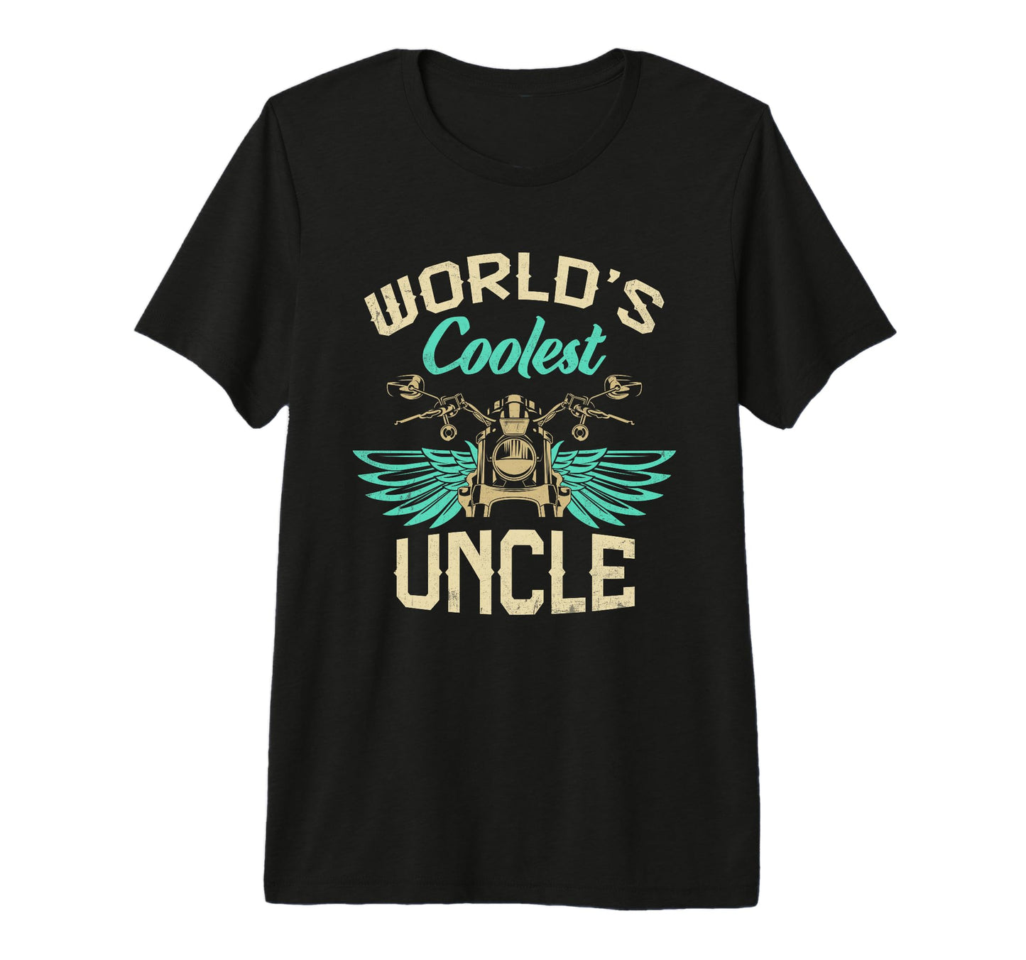 Mens Worlds Coolest Uncle Motorcycle T-Shirt - Aesthetic Graphic Men Women - T-Shirt, Sweatshirt, Hoodie