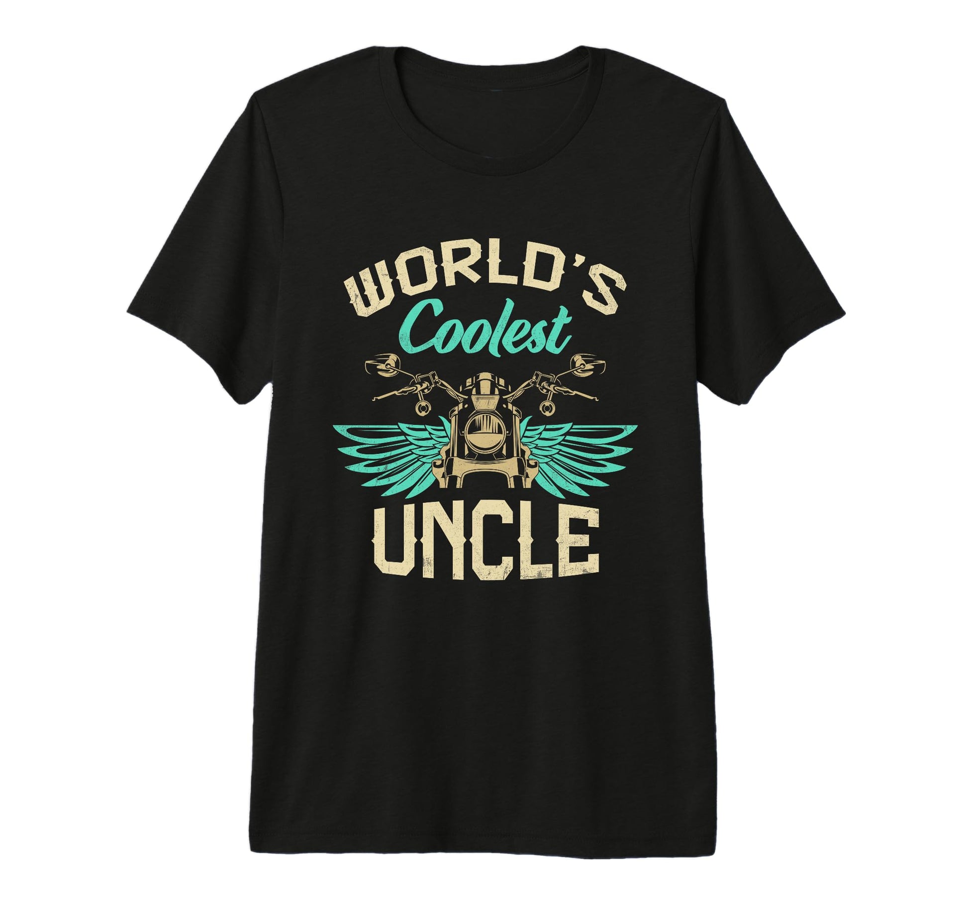 Mens Worlds Coolest Uncle Motorcycle T-Shirt - Aesthetic Graphic Men Women - T-Shirt, Sweatshirt, Hoodie