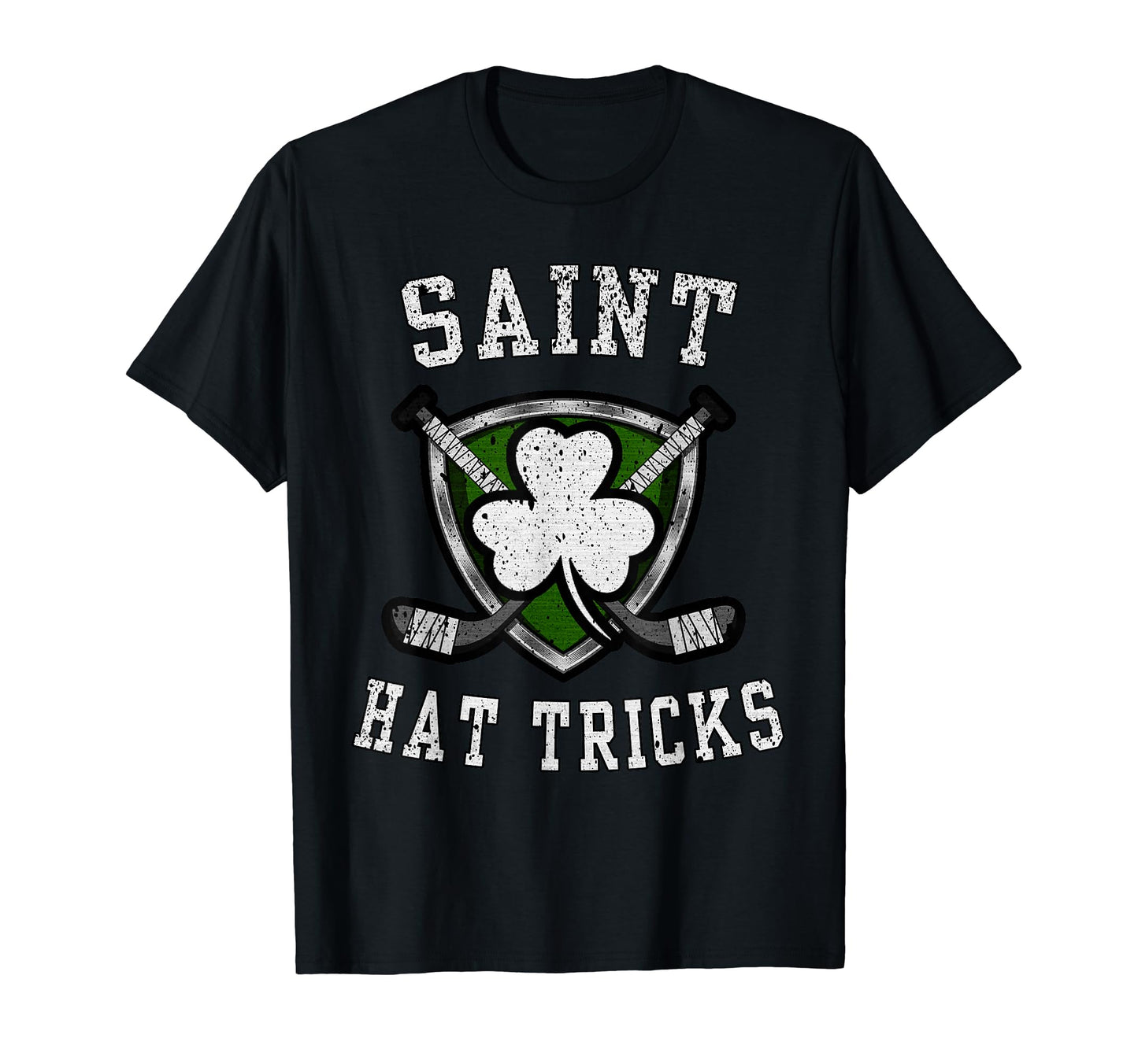 Saint Hattrick St Patricks Day T-Shirt - Casual Everyday Wear Men Women - T-Shirt, Sweatshirt, Hoodie
