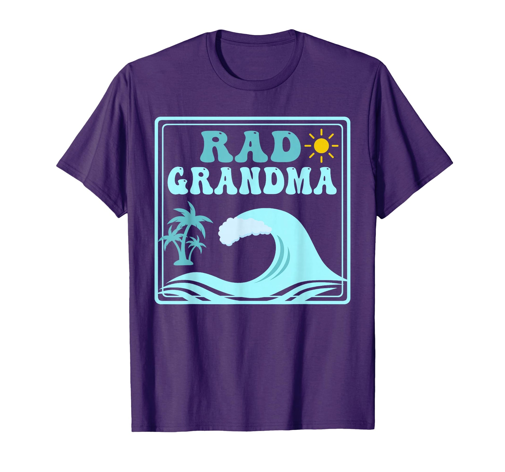 Rad Grandma Big One 1St Birthday Surf T-Shirt - Unique Graphic Unisex - T-Shirt, Sweatshirt, Hoodie