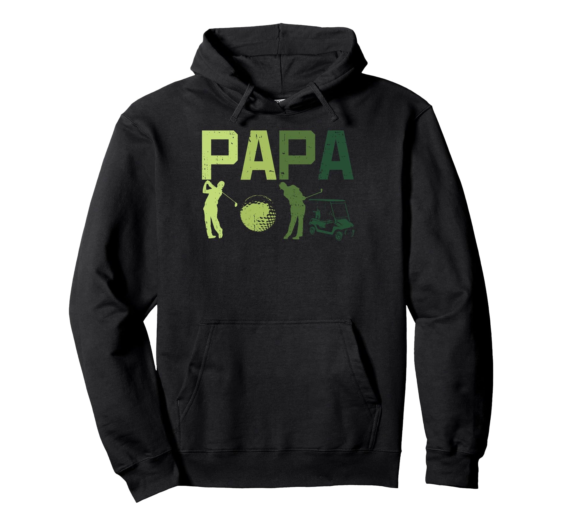 Golfing Papa Golfer Hoodie - Casual Everyday Wear Men Women - T-Shirt, Sweatshirt, Hoodie