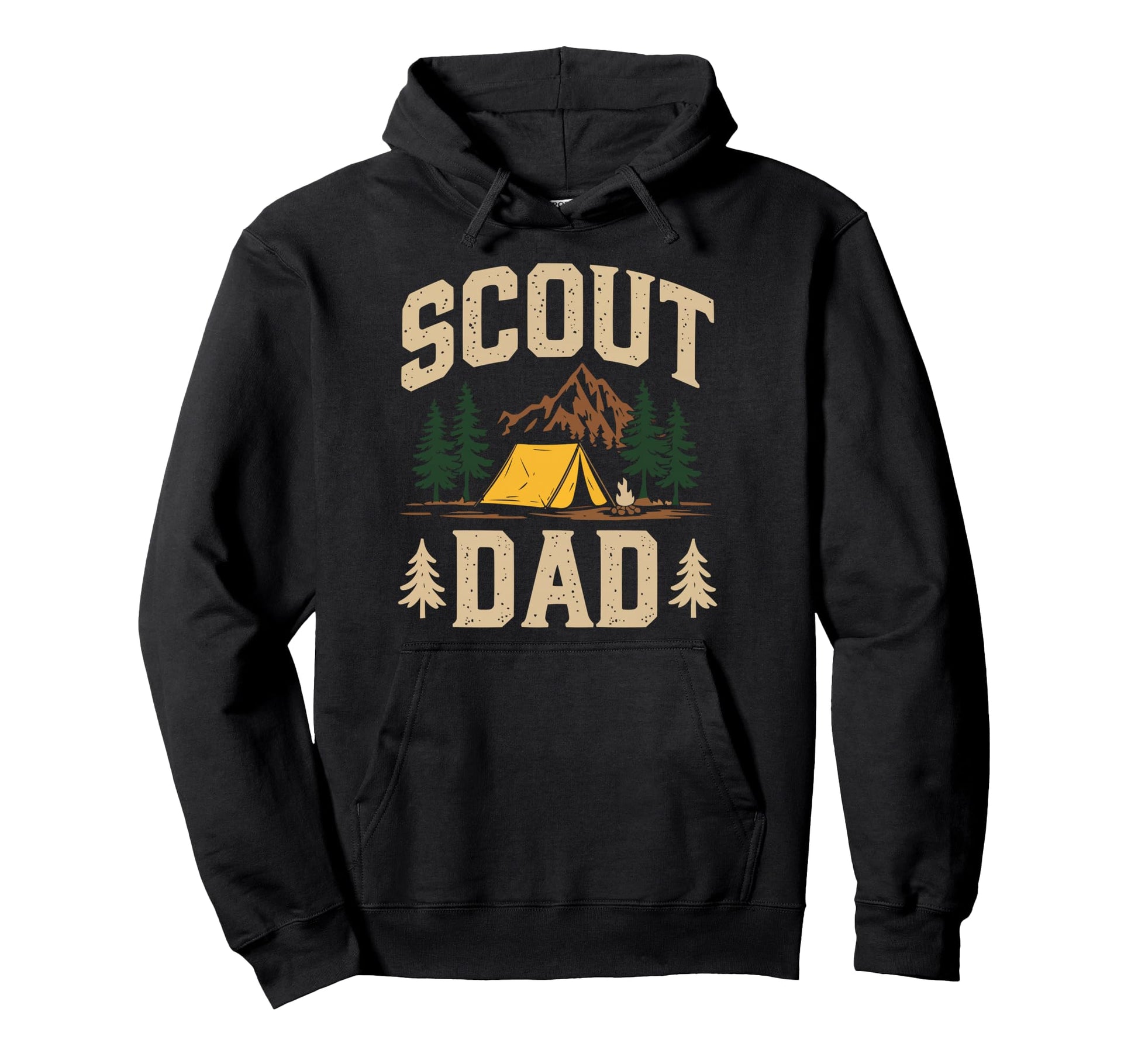 Scout Leader Dad Scouting Campfire Hoodie - Streetwear Style Unisex - T-Shirt, Sweatshirt, Hoodie
