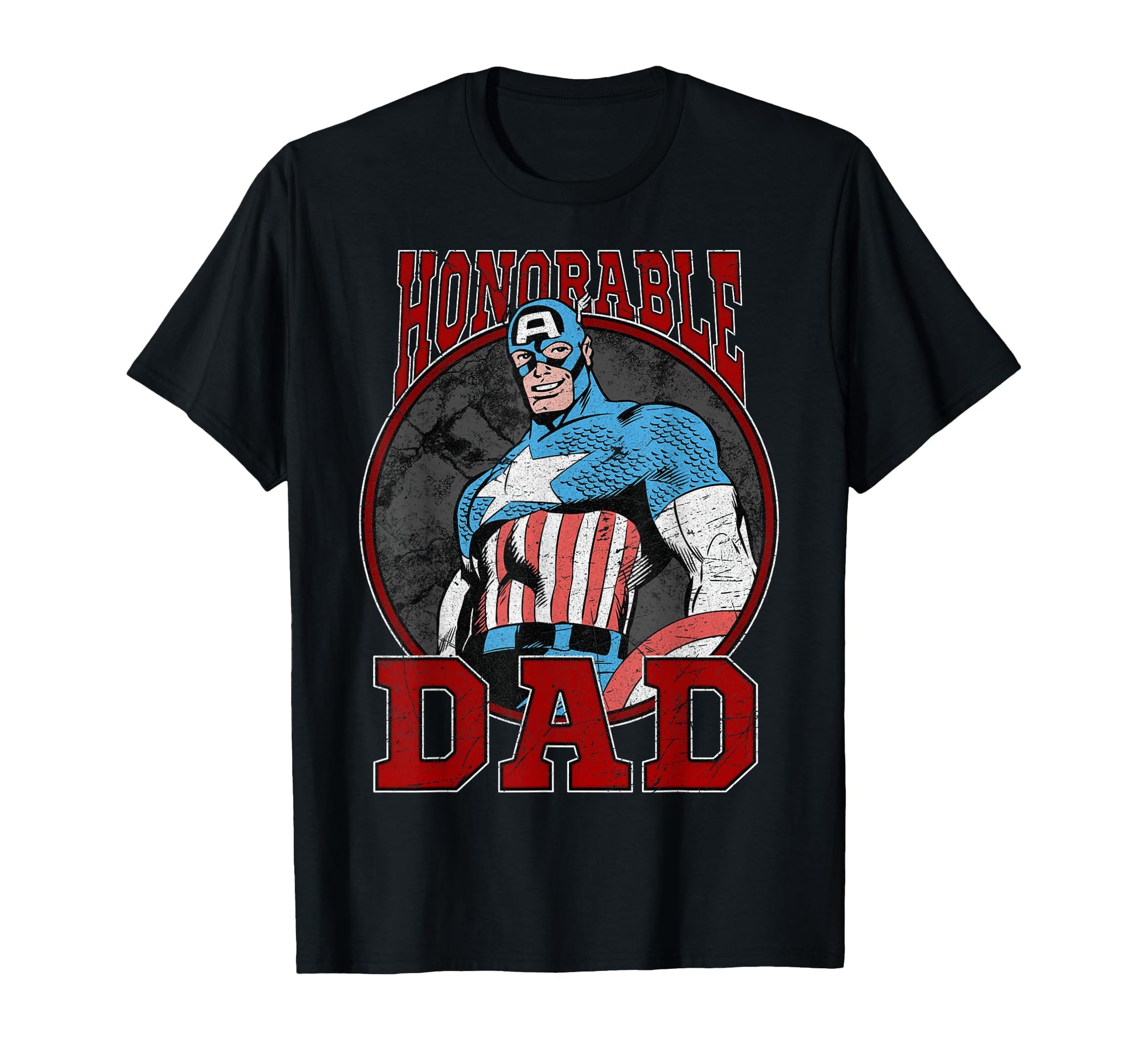 Marvel Comics Fathers Day Captain T-Shirt - Casual Everyday Wear Unisex - T-Shirt, Sweatshirt, Hoodie
