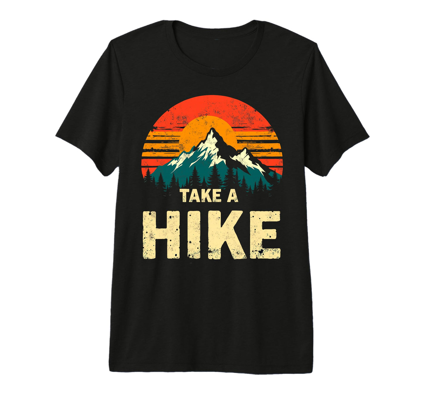 Funny Mountain Hiking Take Hike T-Shirt - Minimalist Print Unisex - T-Shirt, Sweatshirt, Hoodie