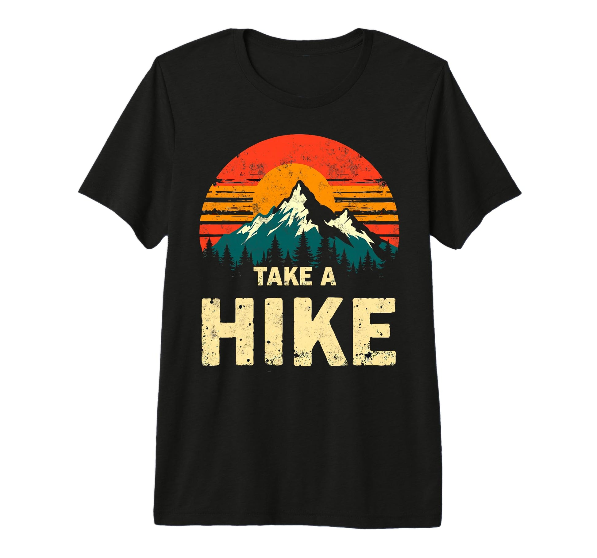 Funny Mountain Hiking Take Hike T-Shirt - Minimalist Print Unisex - T-Shirt, Sweatshirt, Hoodie