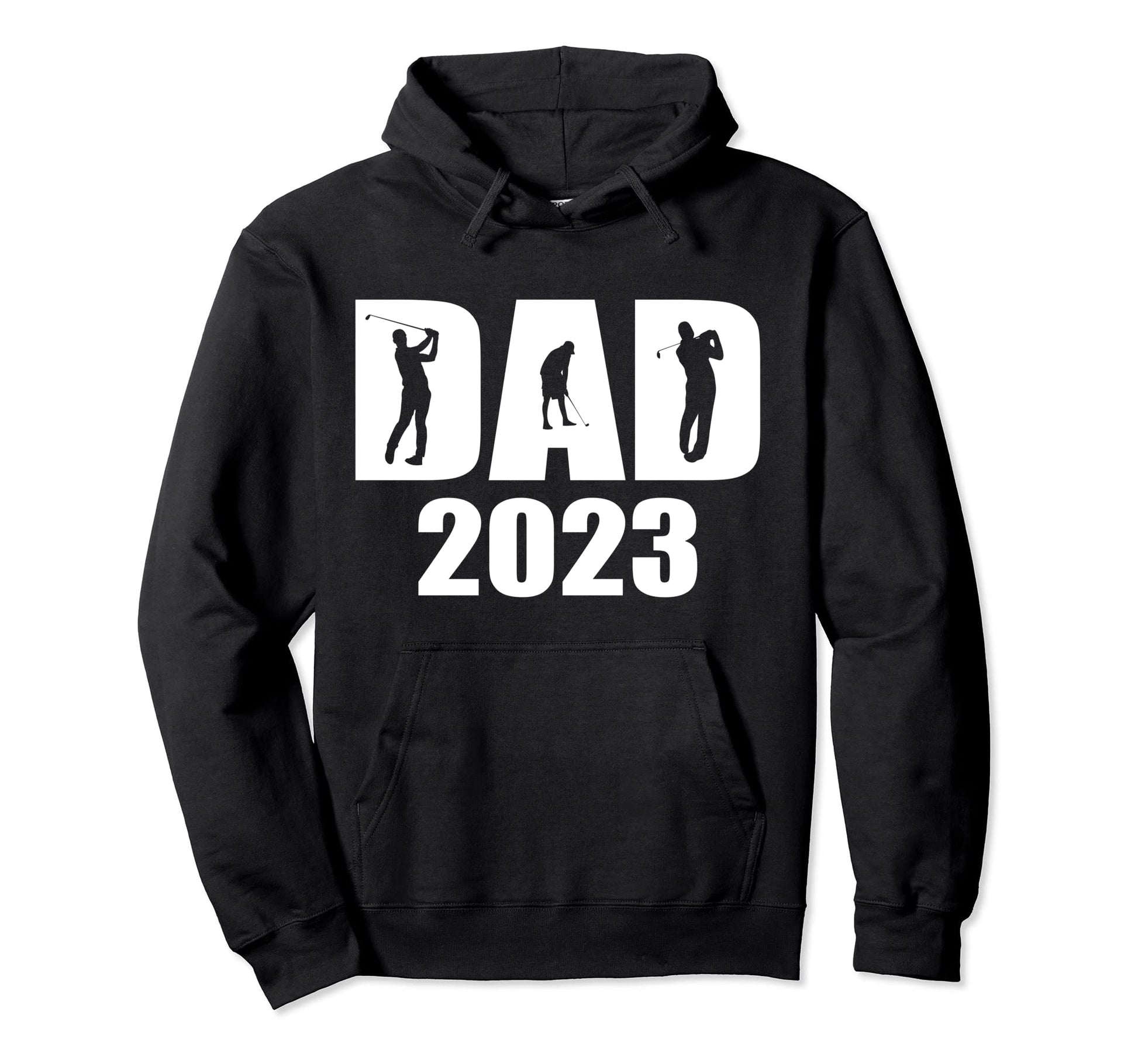 Funny Dad 2023 Golfer Golf Playing Hoodie - Graphic Print Unisex - T-Shirt, Sweatshirt, Hoodie