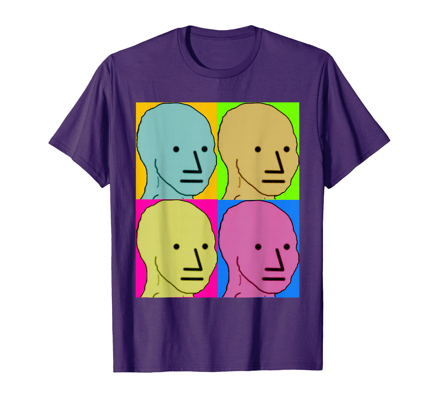 Npc Meme Wojak Pop Art T-Shirt - Streetwear Style Unisex - T-Shirt, Sweatshirt, Hoodie