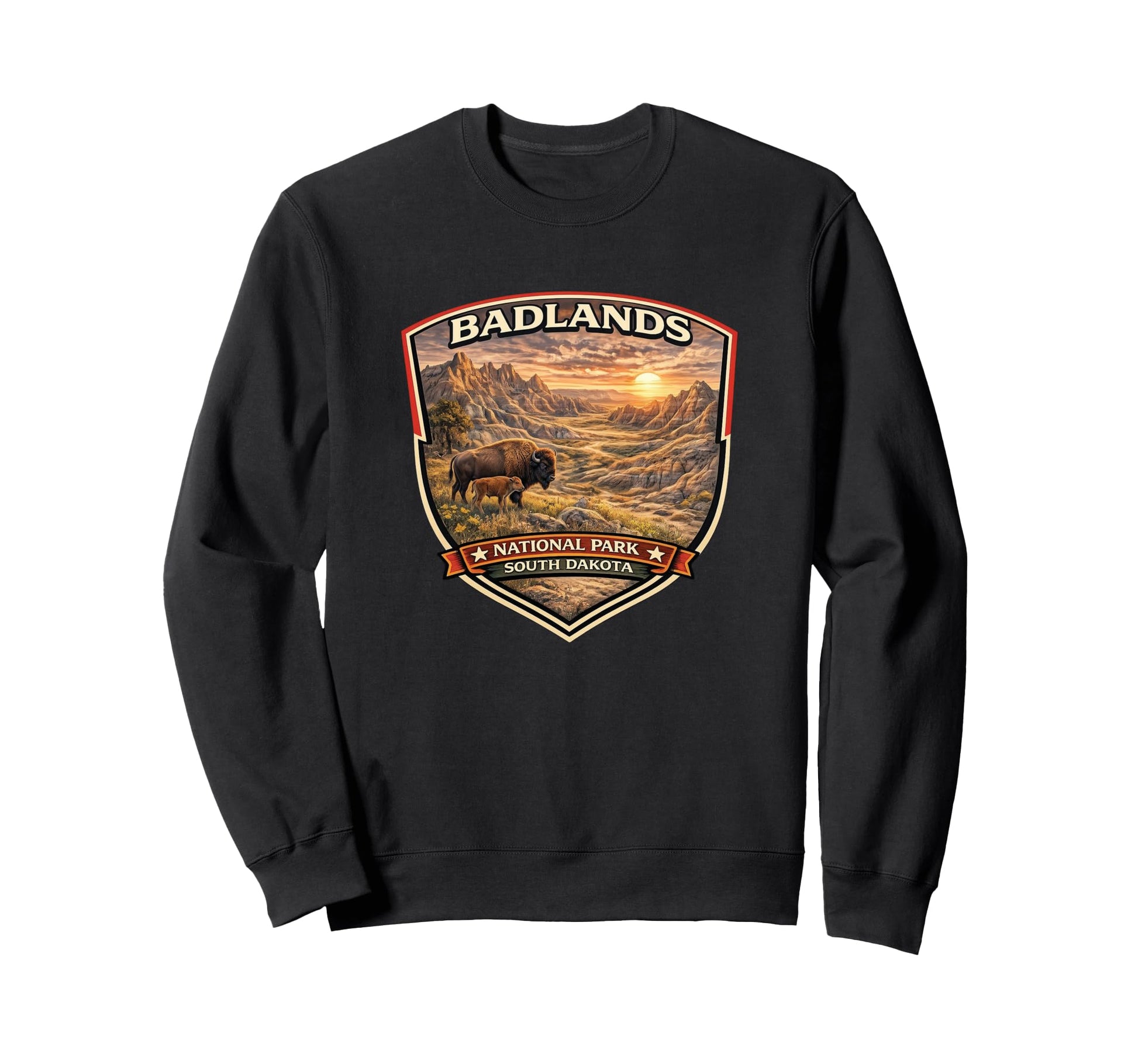 Badlands National Park South Dakota Sweatshirt - Trendy Graphic Unisex - T-Shirt, Sweatshirt, Hoodie
