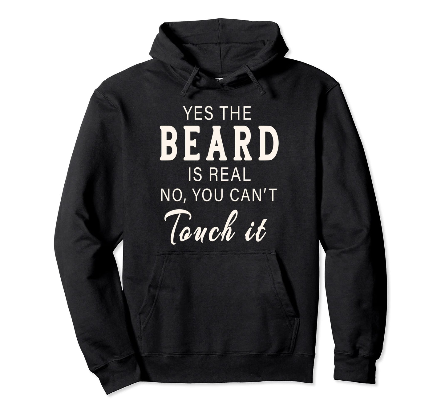 Funny Beard Gifts Rule Dad Manly Bearded Hoodie - Graphic Print for Adults - T-Shirt, Sweatshirt, Hoodie