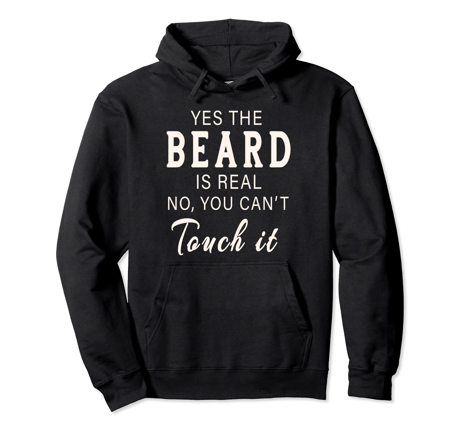 Funny Beard Gifts Rule Dad Manly Bearded Hoodie - Graphic Print for Adults - T-Shirt, Sweatshirt, Hoodie