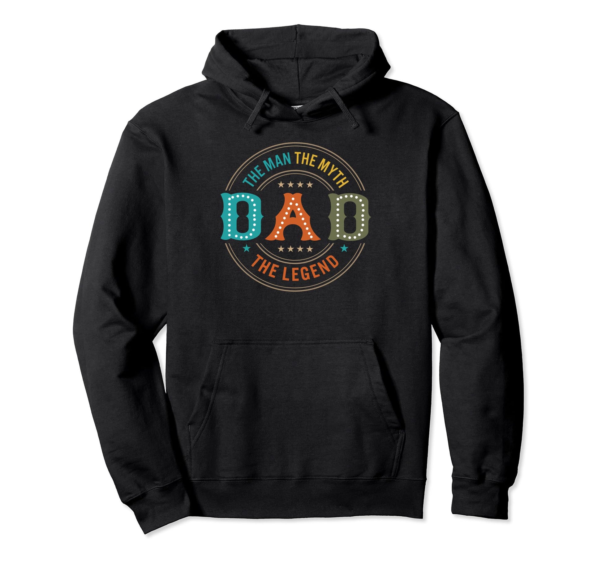 Fathers Dad Myth Legend Dad Papa Hoodie - Streetwear Style Unisex - T-Shirt, Sweatshirt, Hoodie