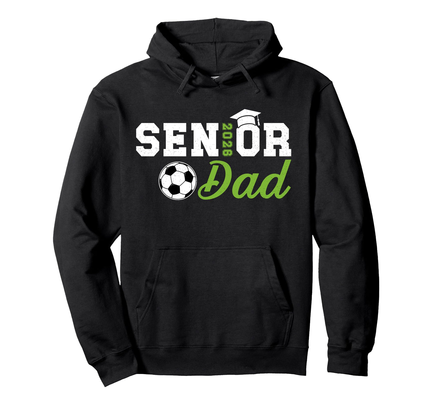 Soccer Senior Dad Senior Soccer Hoodie - Casual Everyday Wear Men Women - T-Shirt, Sweatshirt, Hoodie