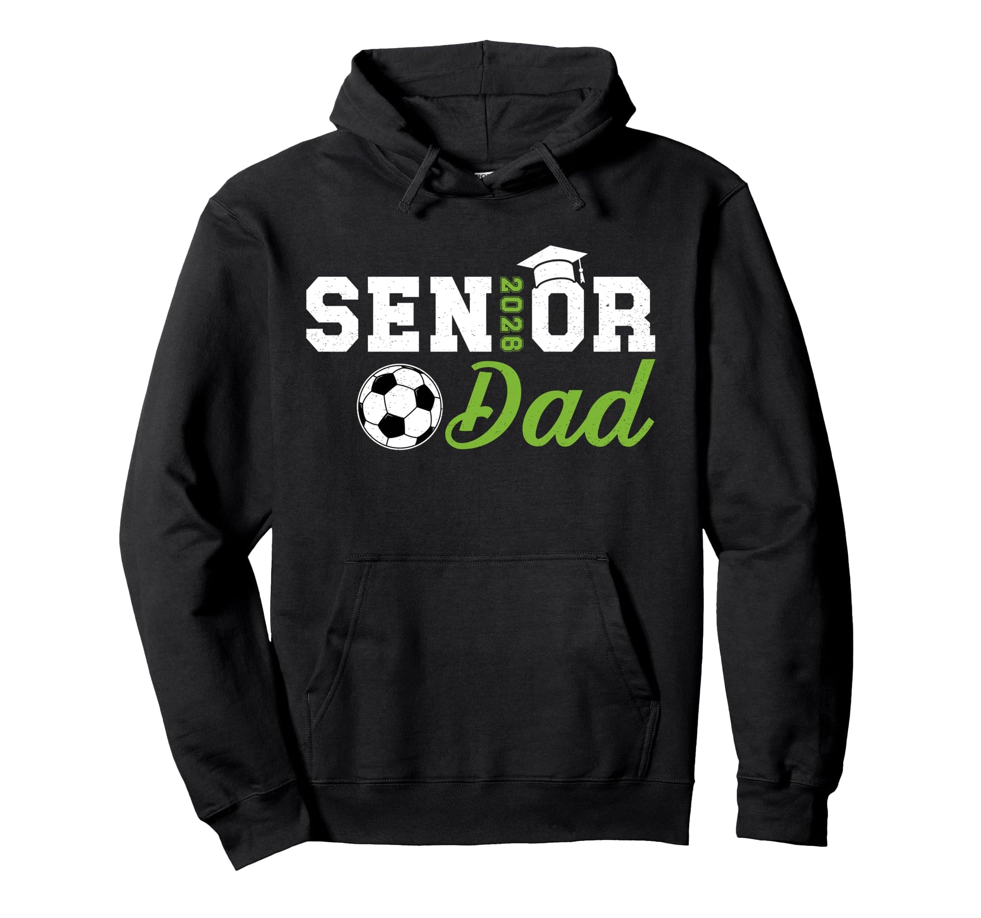 Soccer Senior Dad Senior Soccer Hoodie - Casual Everyday Wear Men Women - T-Shirt, Sweatshirt, Hoodie