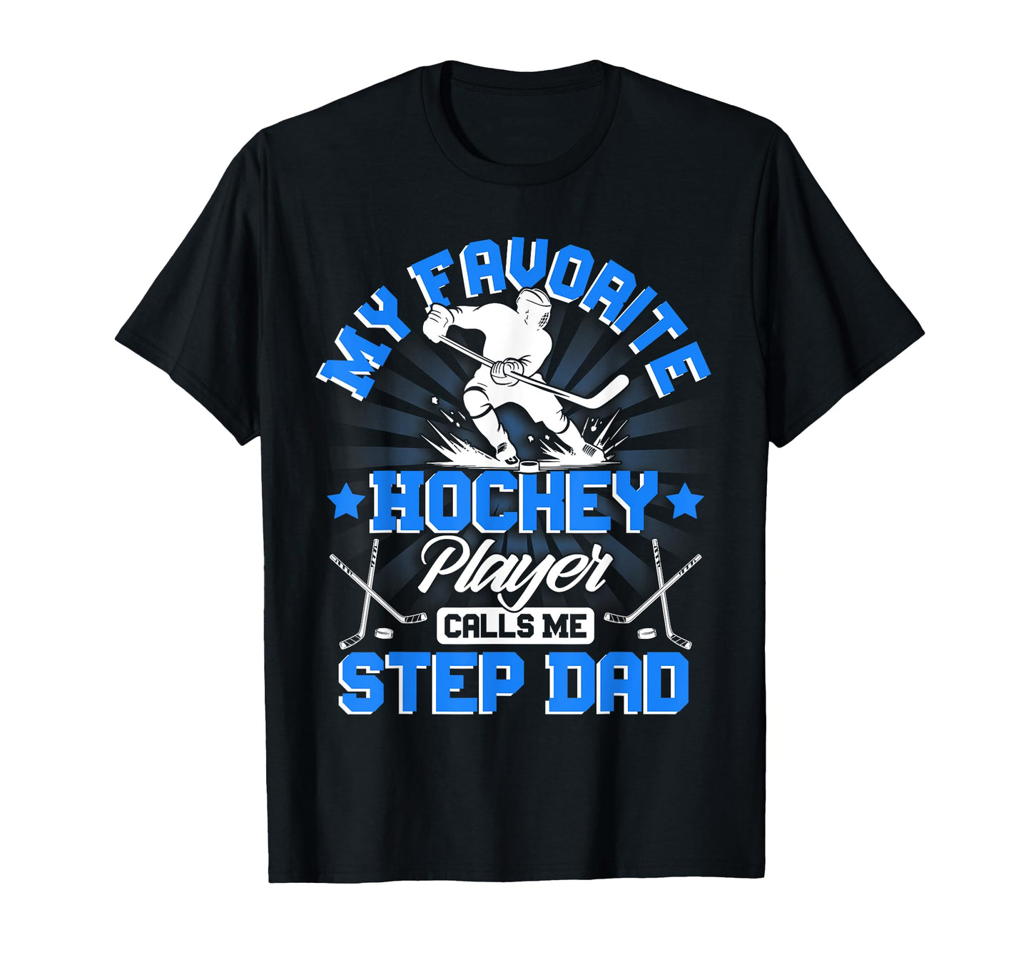 Hockey Player My Favorite Hockey T-Shirt - Custom Art Print for Adults - T-Shirt, Sweatshirt, Hoodie