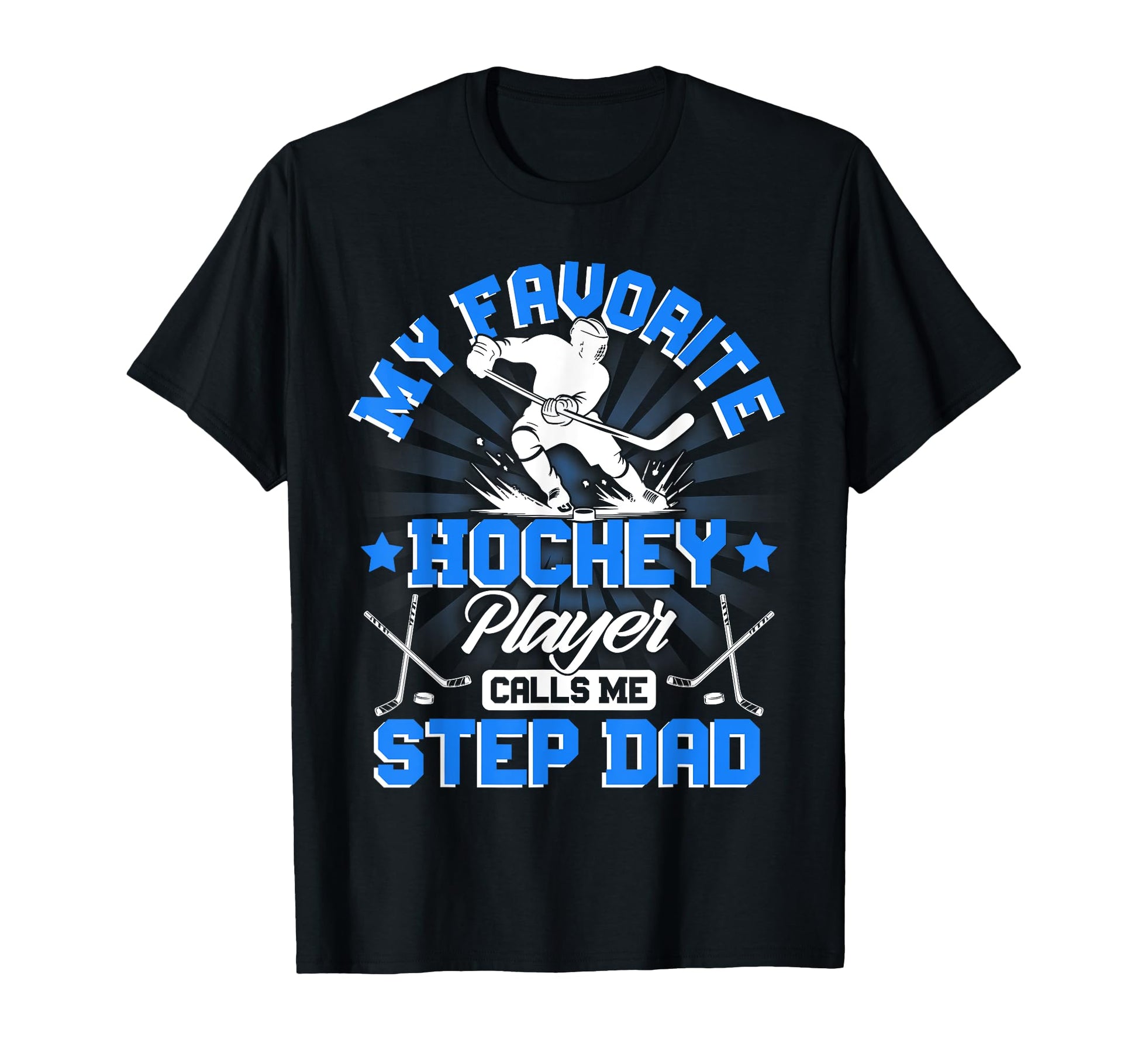 Hockey Player My Favorite Hockey T-Shirt - Custom Art Print for Adults - T-Shirt, Sweatshirt, Hoodie
