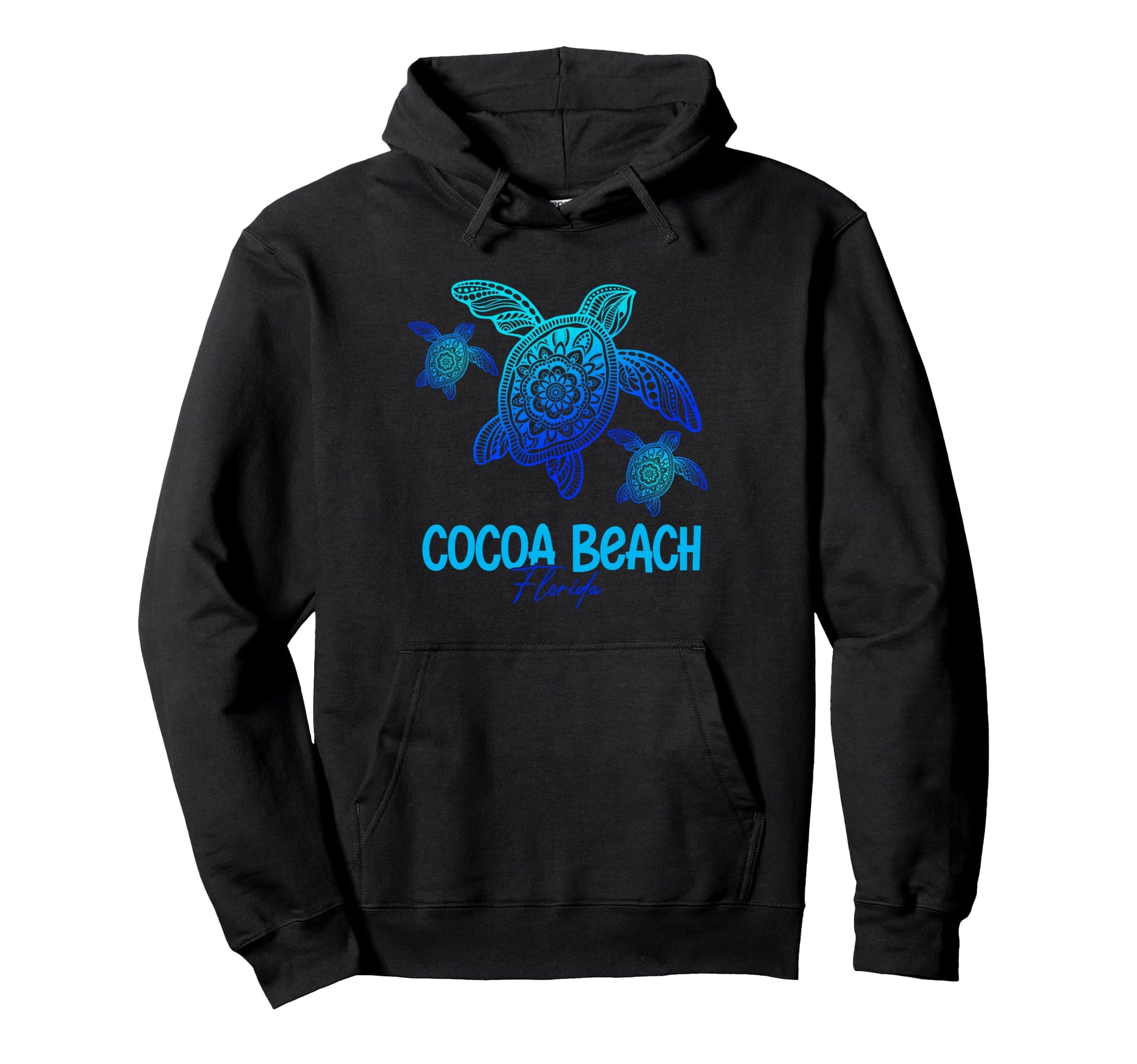 Cocoa Beach Vacation Florida Tribal Sea Hoodie - Aesthetic Graphic Unisex - T-Shirt, Sweatshirt, Hoodie
