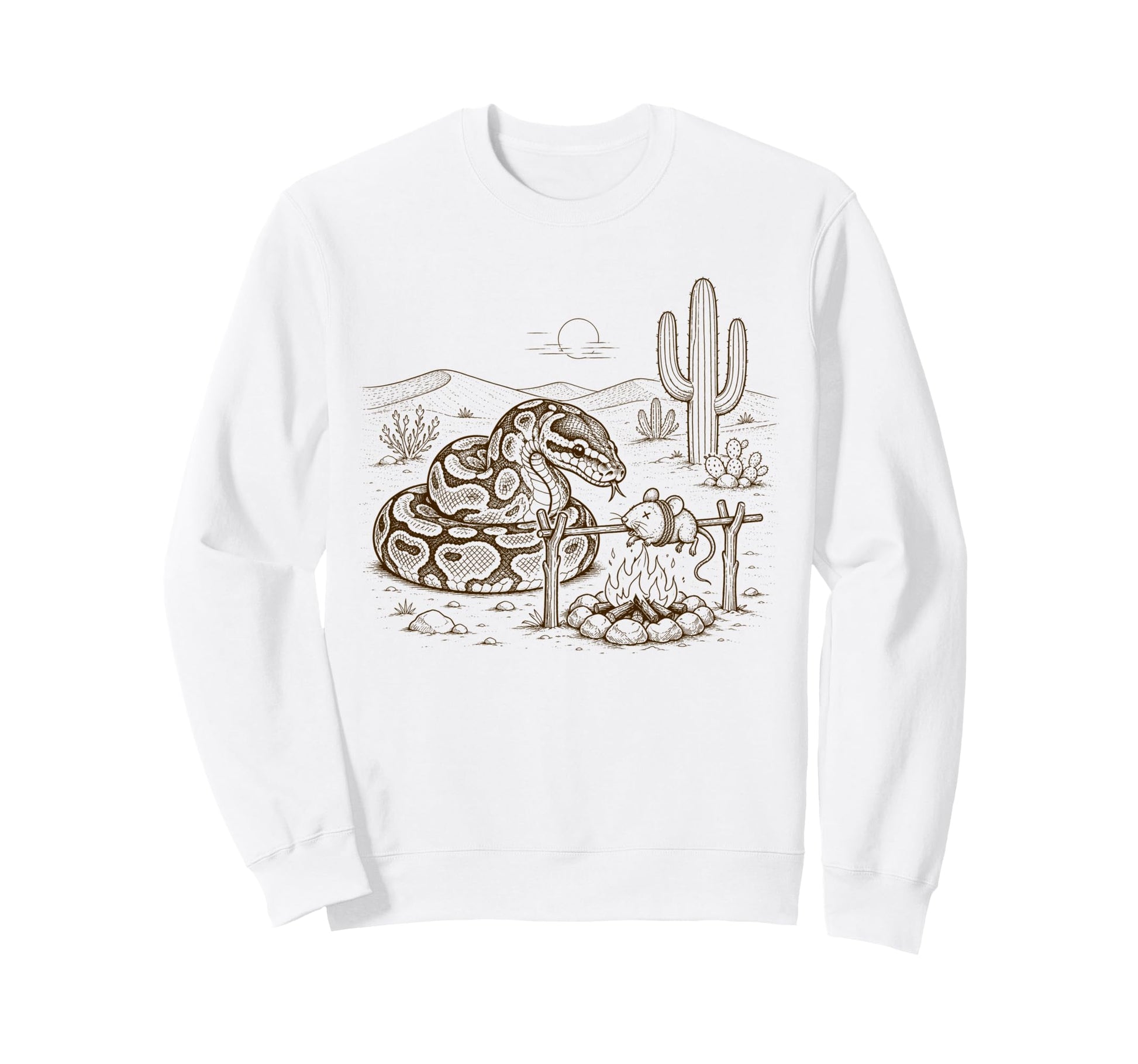 Ball Python Lover Snake Owner Sweatshirt - Custom Art Print Men Women - T-Shirt, Sweatshirt, Hoodie