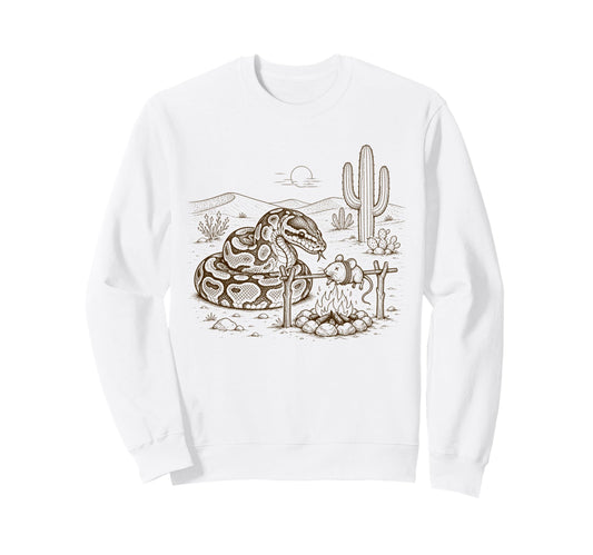 Ball Python Lover Snake Owner Sweatshirt - Custom Art Print Men Women - T-Shirt, Sweatshirt, Hoodie