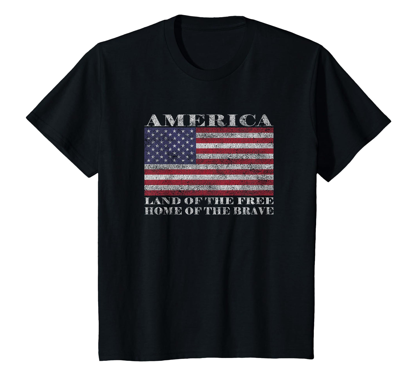 America Land Free Home Brave T-Shirt - Streetwear Style Unisex - T-Shirt, Sweatshirt, Hoodie
