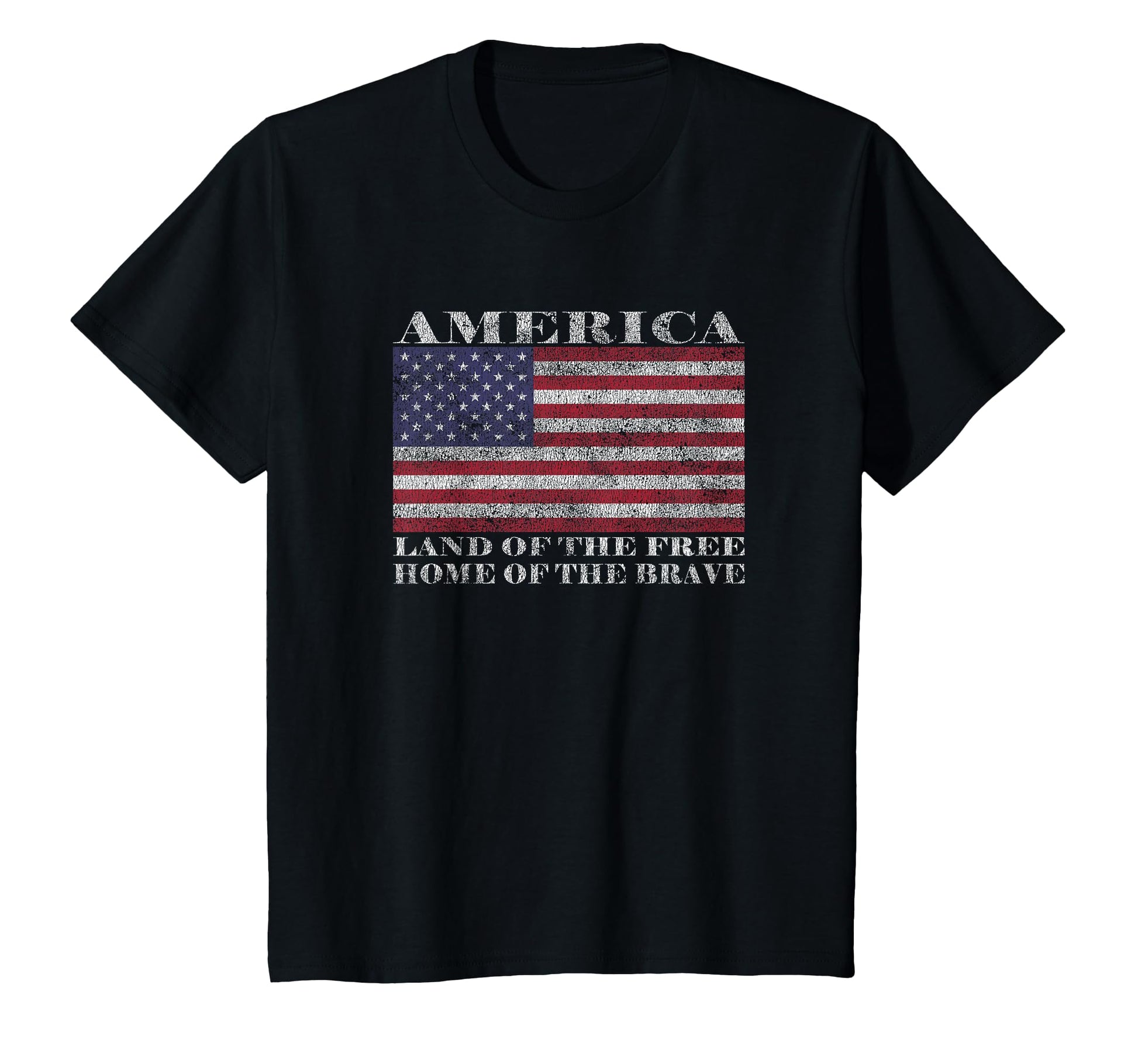 America Land Free Home Brave T-Shirt - Streetwear Style Unisex - T-Shirt, Sweatshirt, Hoodie
