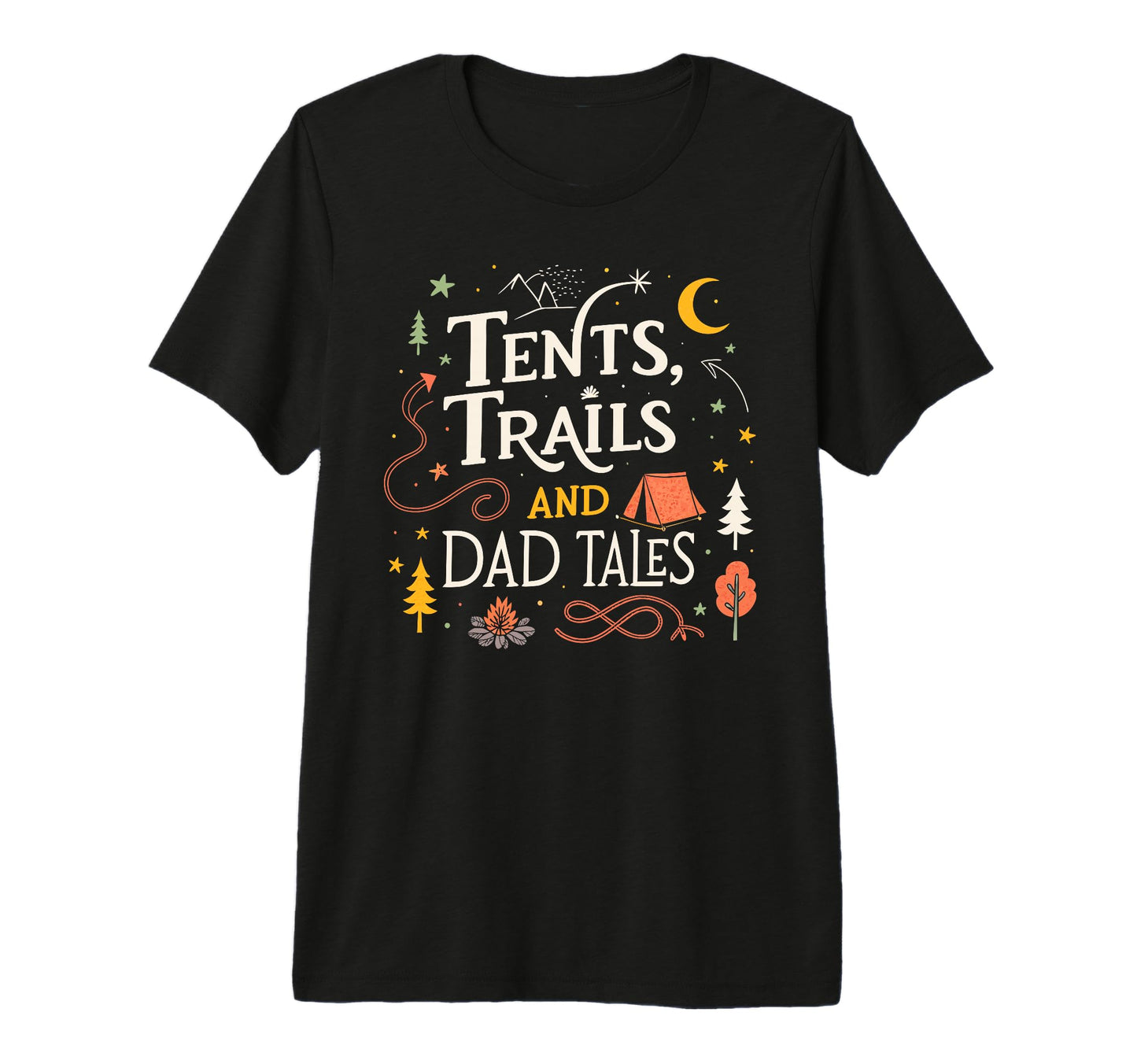 Explore Camp Fathers Day Tri T-Shirt - Casual Everyday Wear for Adults - T-Shirt, Sweatshirt, Hoodie