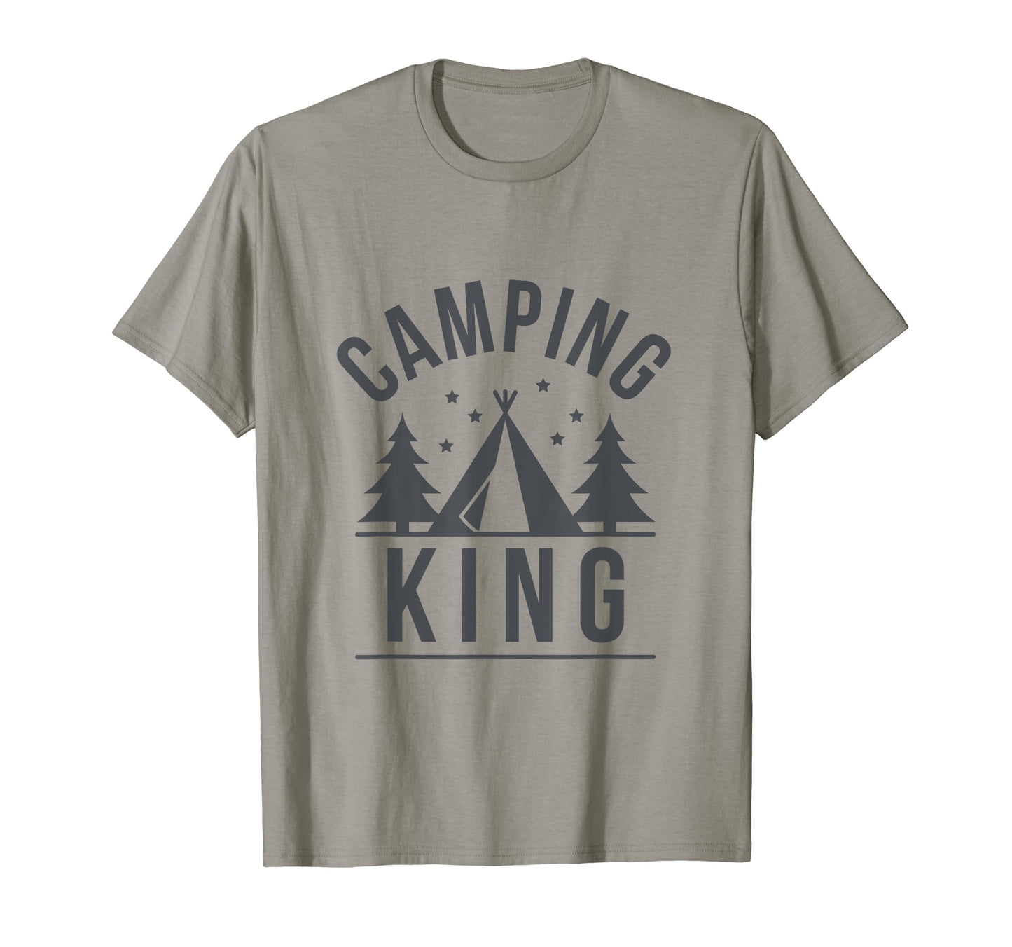Camping King Camping Dad T-Shirt - Custom Art Print for Adults - T-Shirt, Sweatshirt, Hoodie