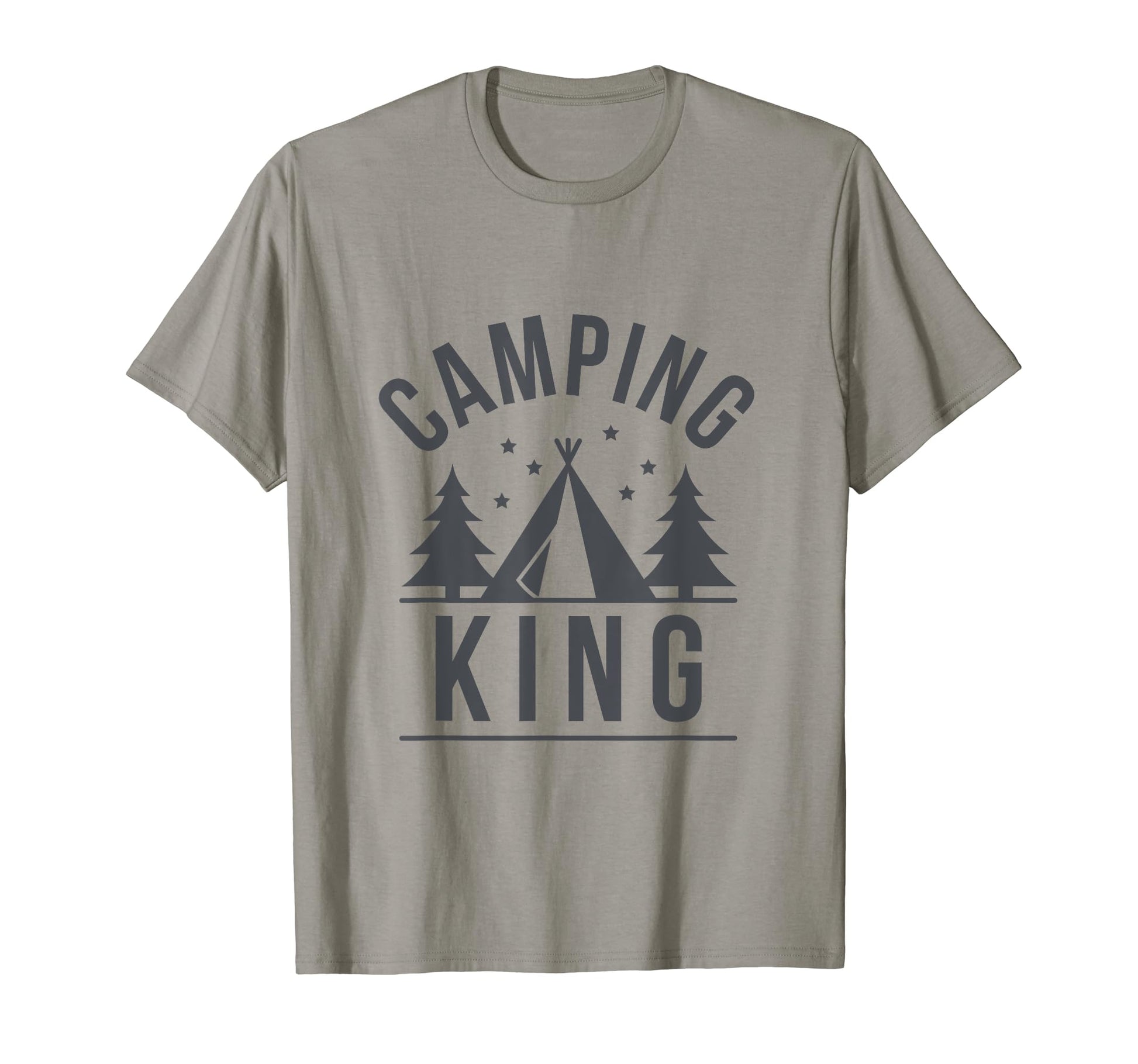 Camping King Camping Dad T-Shirt - Custom Art Print for Adults - T-Shirt, Sweatshirt, Hoodie