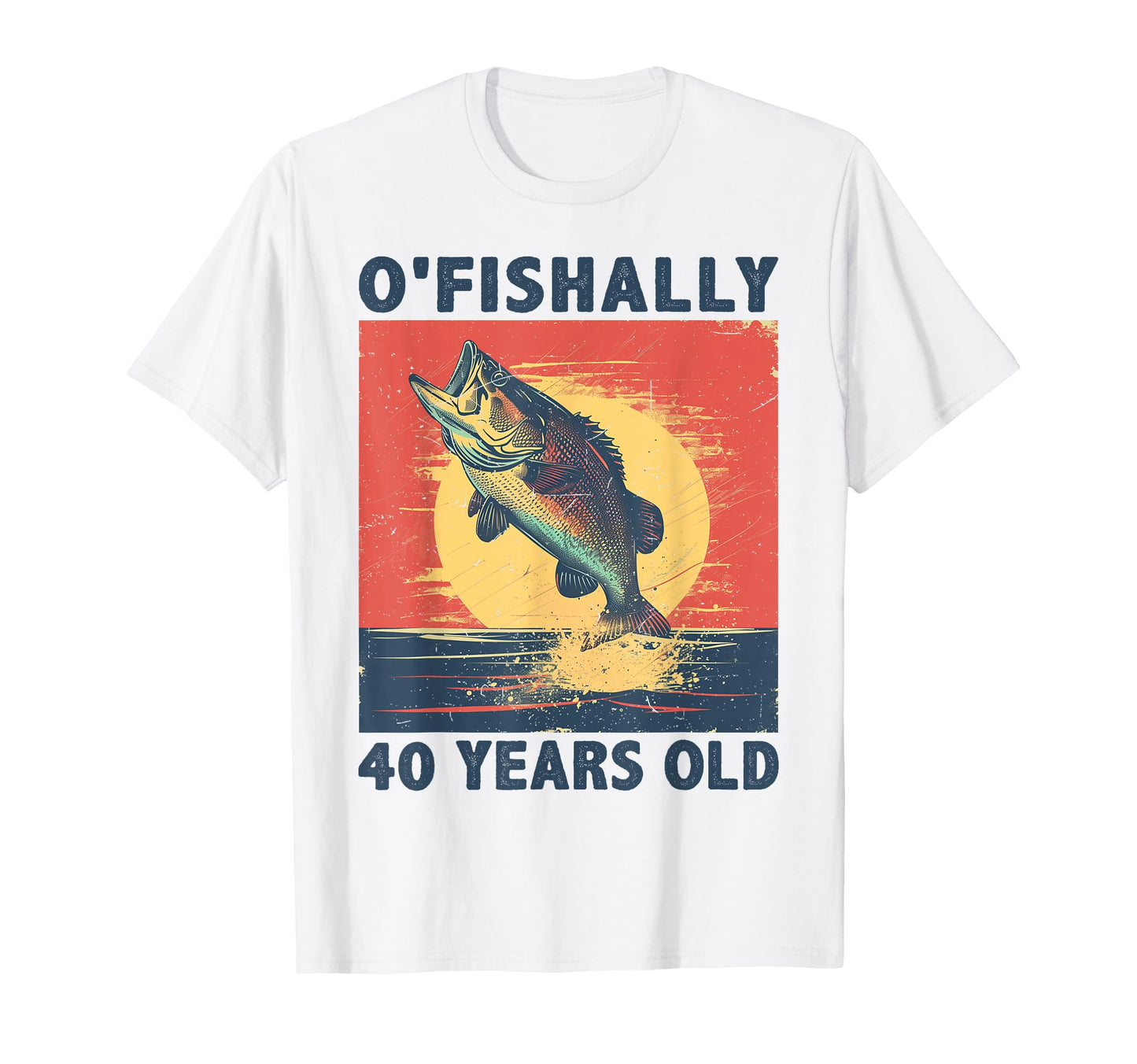 Ofishally 40 Years Old 1985 Fishing T-Shirt - Aesthetic Graphic Men Women - T-Shirt, Sweatshirt, Hoodie