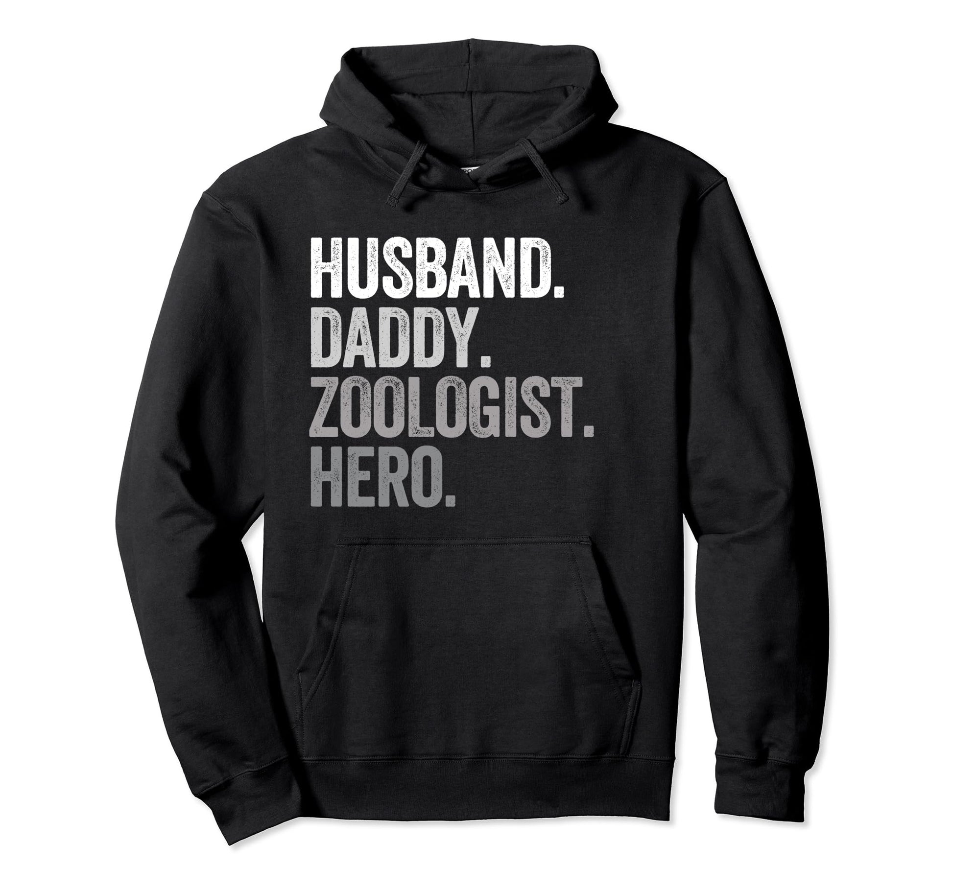 Husband Daddy Zoologist Dad Hero Funny Hoodie - Graphic Print for Adults - T-Shirt, Sweatshirt, Hoodie