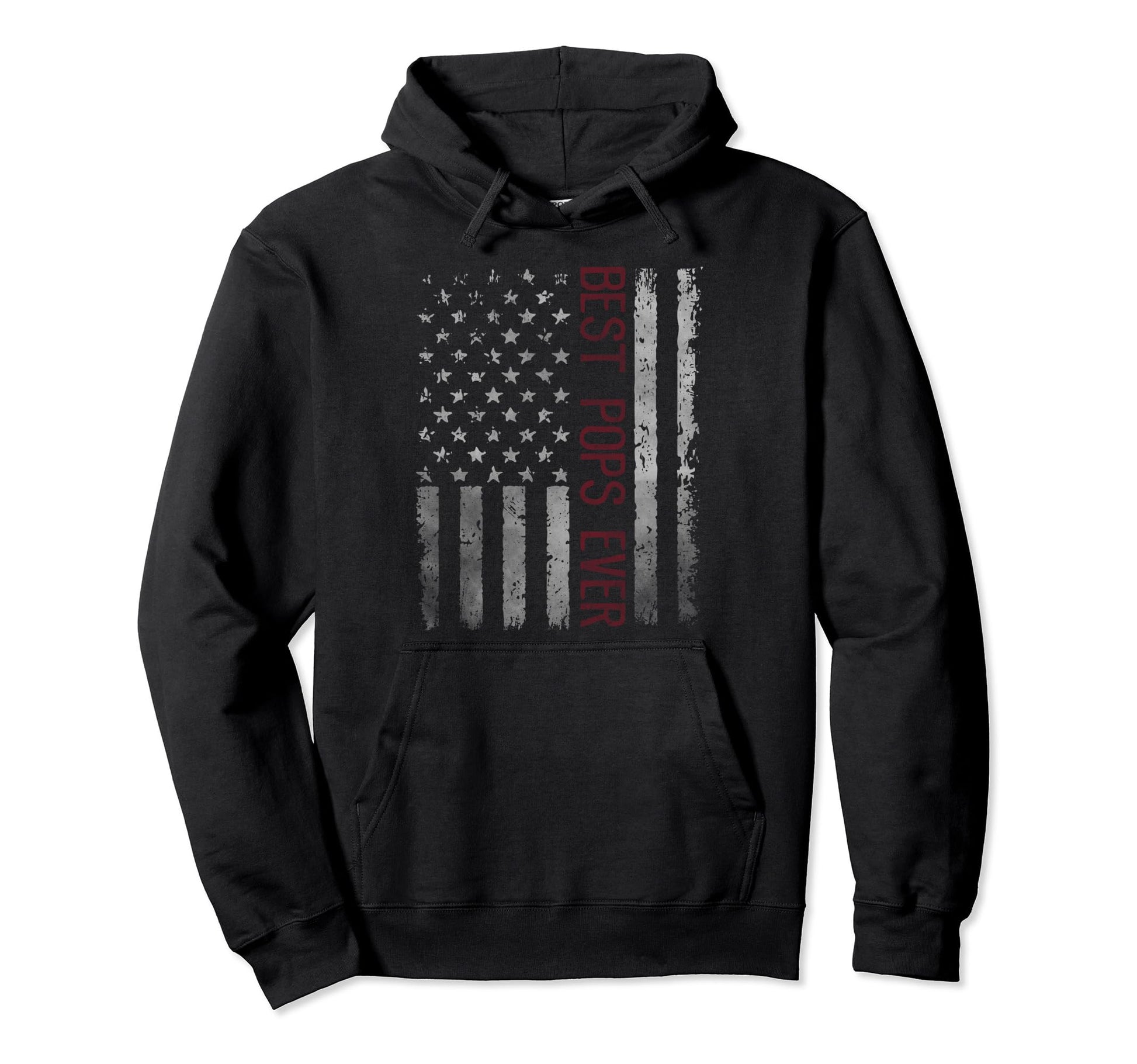 Us Flag Best Pops Ever Fathers Day Hoodie - Streetwear Style for Adults - T-Shirt, Sweatshirt, Hoodie