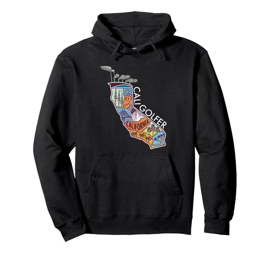 California Fathers Day Golf Bag Funny Hoodie - Aesthetic Graphic Unisex - T-Shirt, Sweatshirt, Hoodie