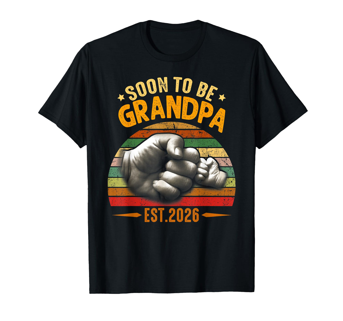 Grandpa Est 2026 Soon To Be Grandpa T-Shirt - Custom Art Print for Adults - T-Shirt, Sweatshirt, Hoodie