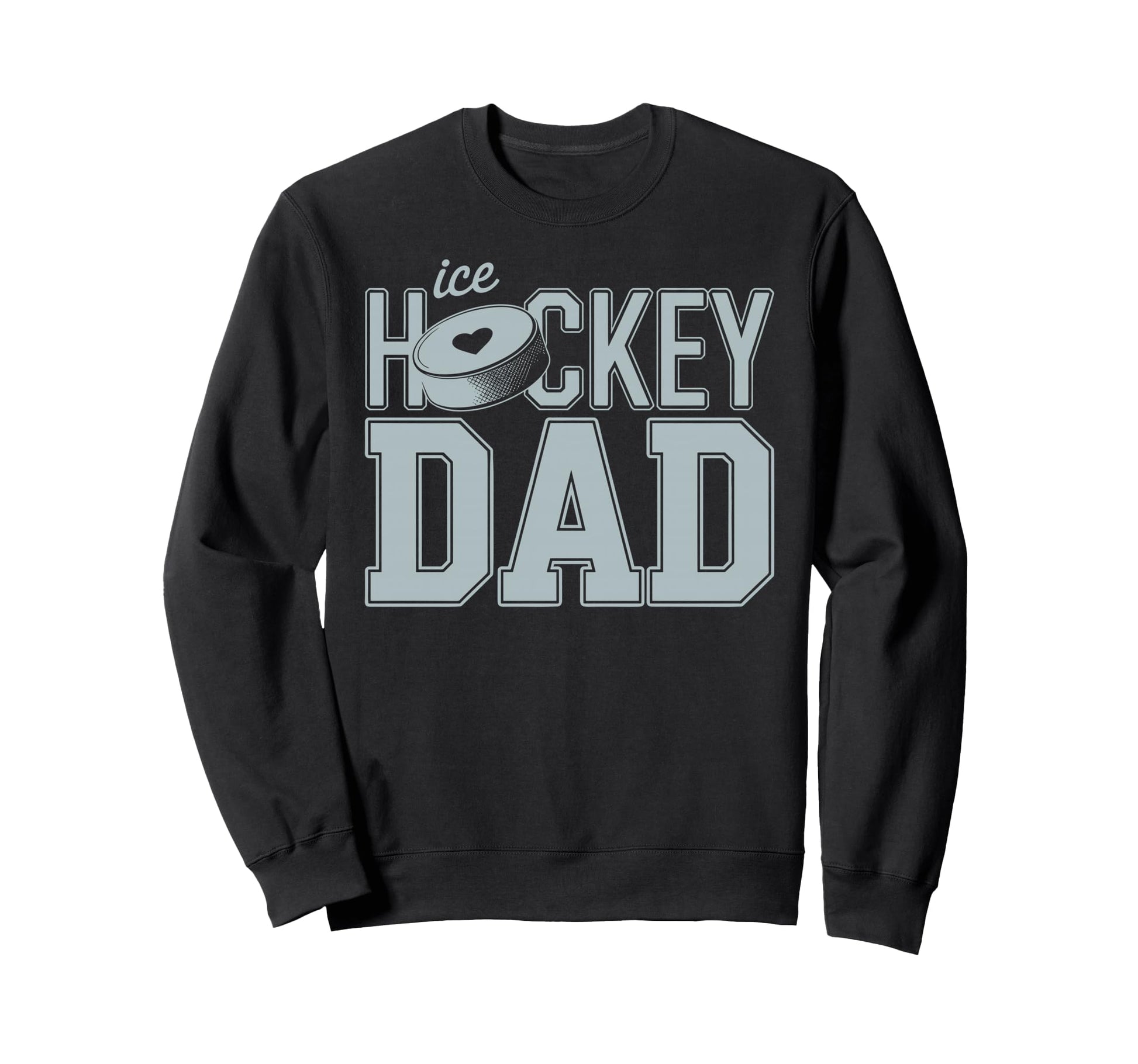 Ice Hockey Dad Father Ice Sweatshirt - Casual Everyday Wear for Adults - T-Shirt, Sweatshirt, Hoodie