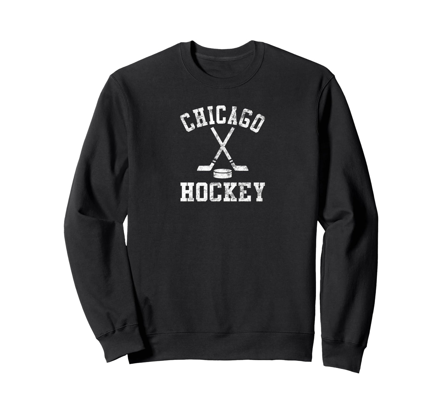 Chicago Hockey Sweatshirt - Aesthetic Graphic Men Women - T-Shirt, Sweatshirt, Hoodie