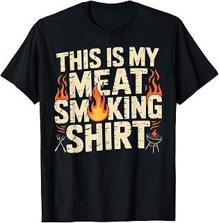 This is My Meat Smoking Shirt Funny Grilling Pitmaster BBQ T-Shirt Unisex T-shirt, Sweatshirt, Hoodie, Long Sleeve Tee - T-Shirt, Sweatshirt, Hoodie