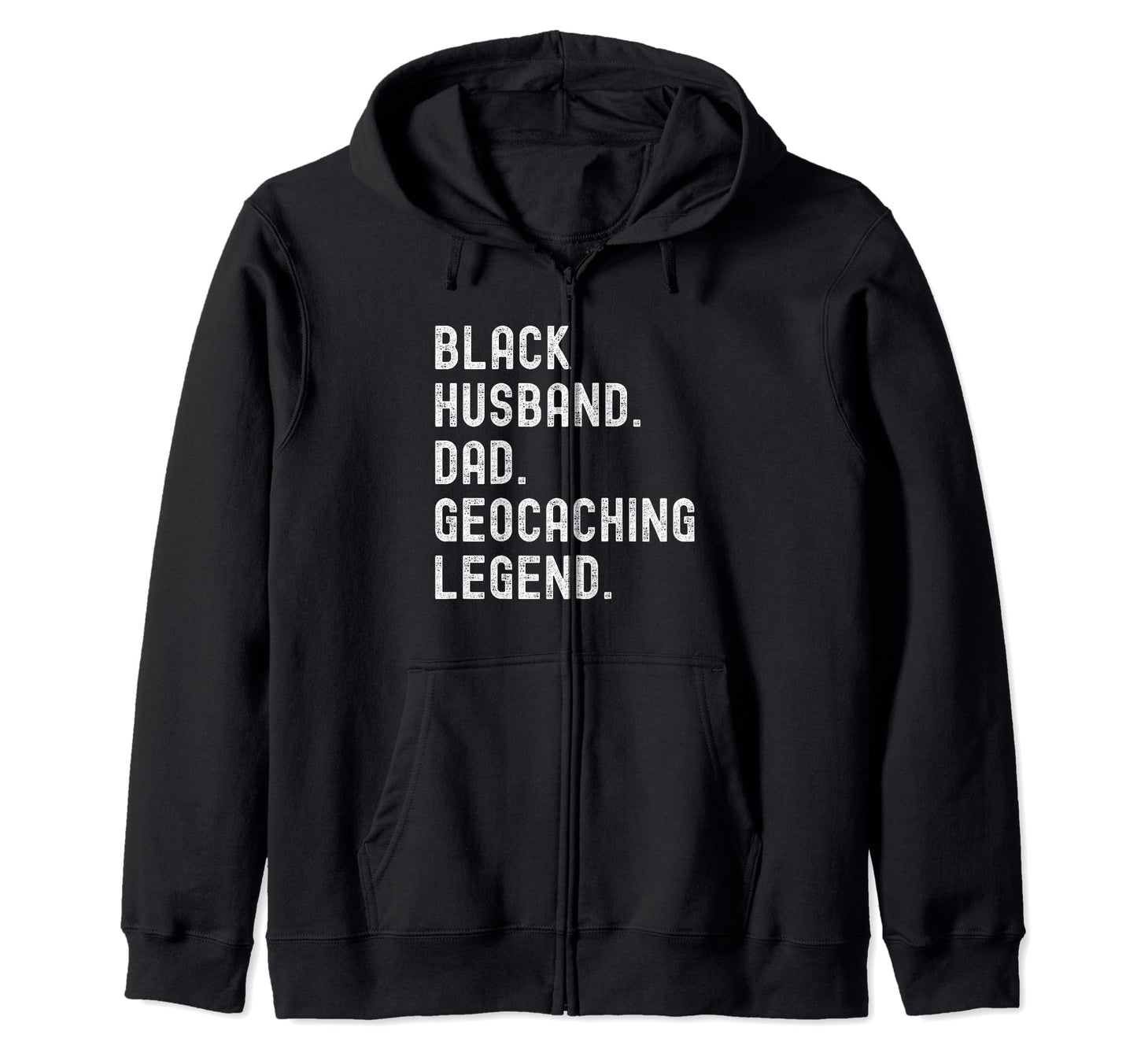 Husband Dad Geocaching Shirts Black T-Shirt - Streetwear Style Unisex - T-Shirt, Sweatshirt, Hoodie