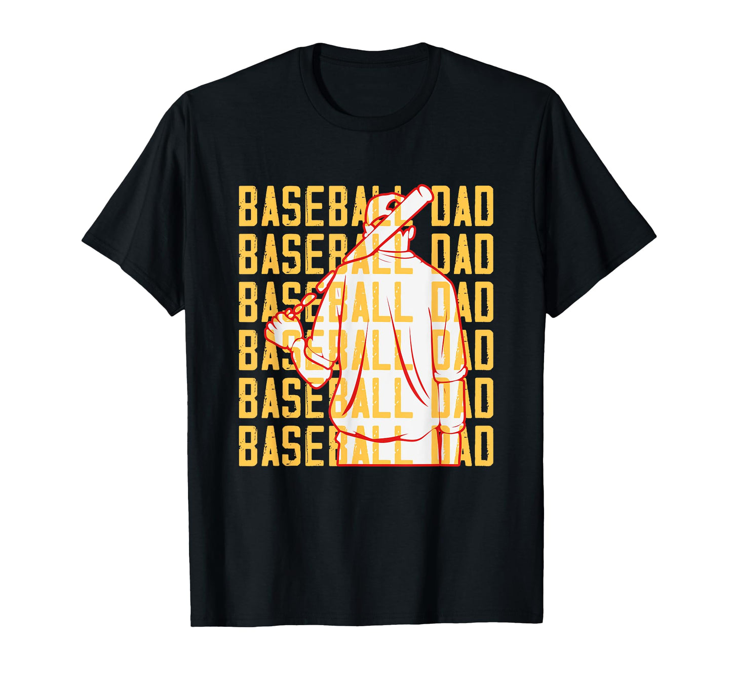 Baseball Dad Player Father Pitcher T-Shirt - Minimalist Print for Adults - T-Shirt, Sweatshirt, Hoodie